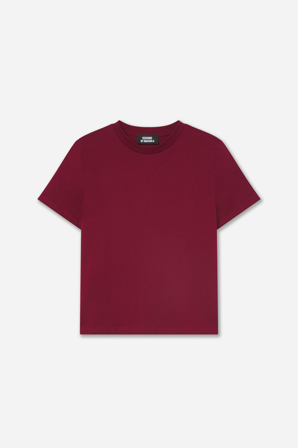 Camiseta Algodón Granate