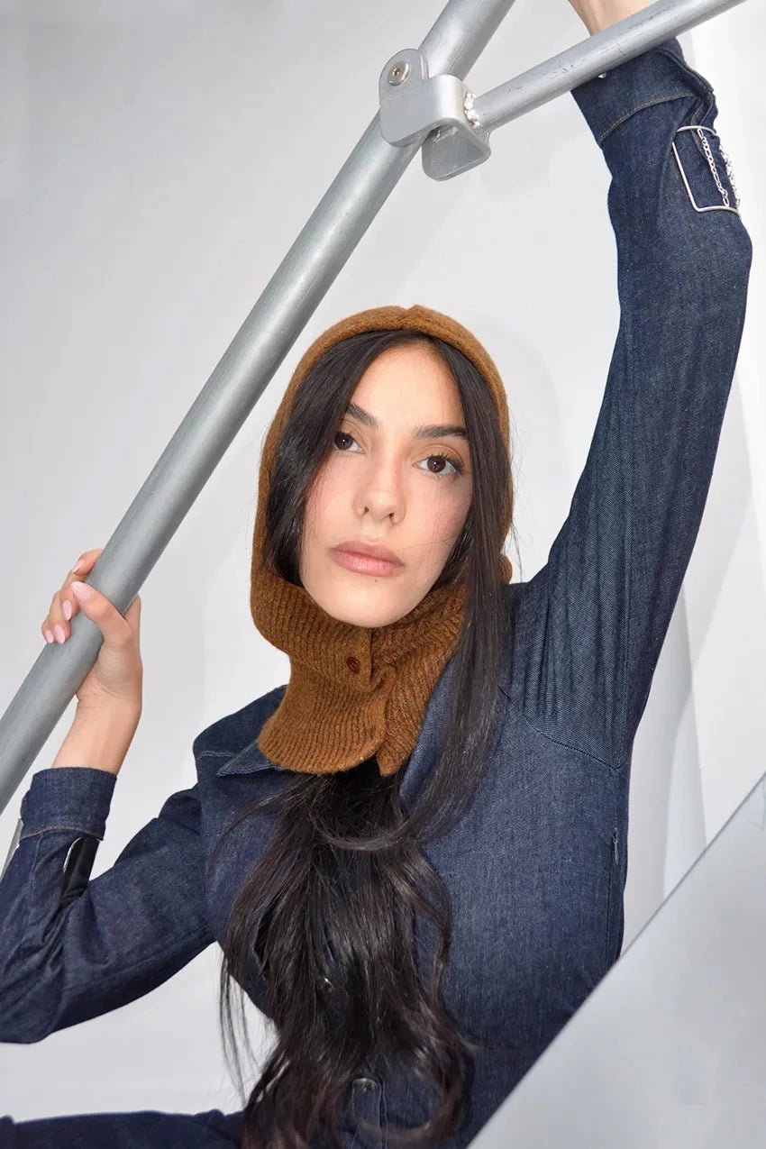 Passamontagna Maglia Bottoni