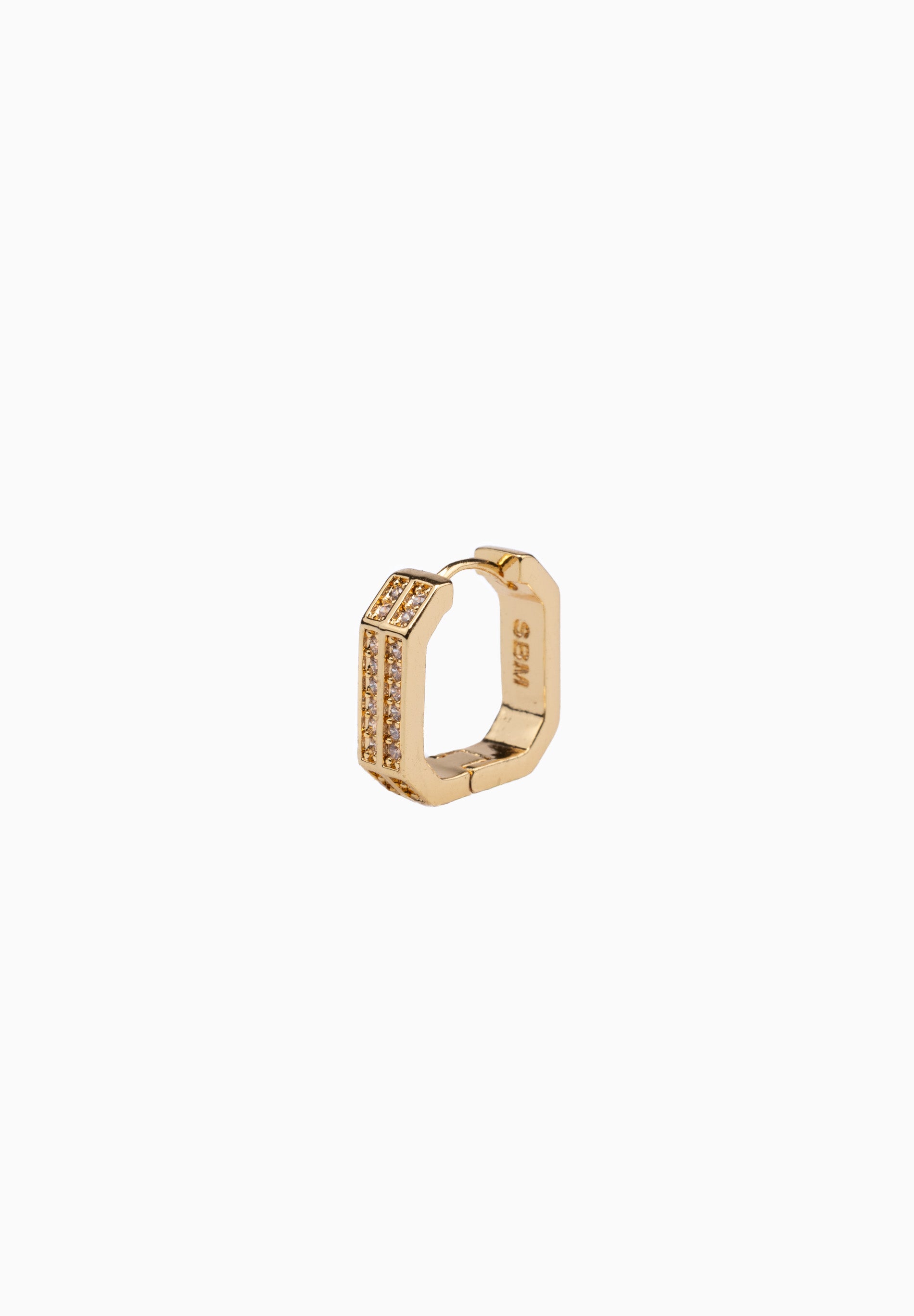 Micro Zircons Horseshoe Hoop (Unit)
