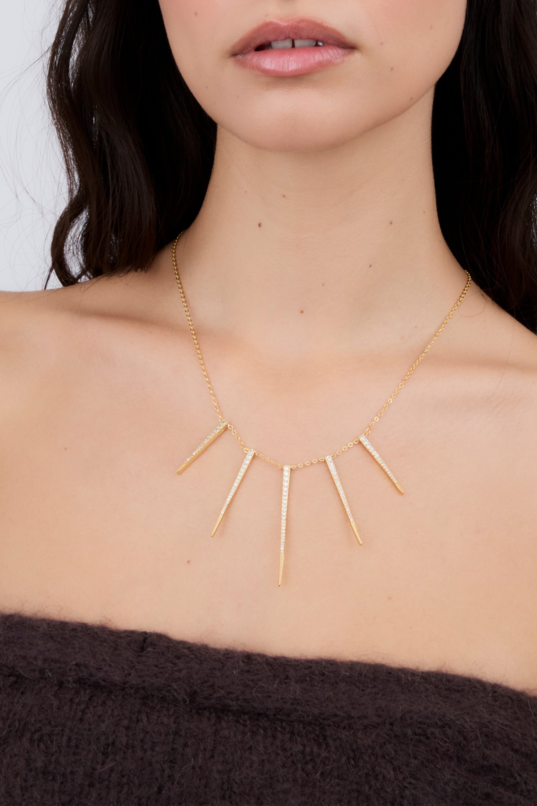 5 Spike Necklace