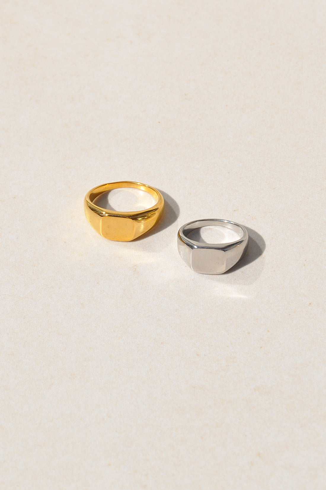 Anillo Cuadrado Personalizable (meñique)