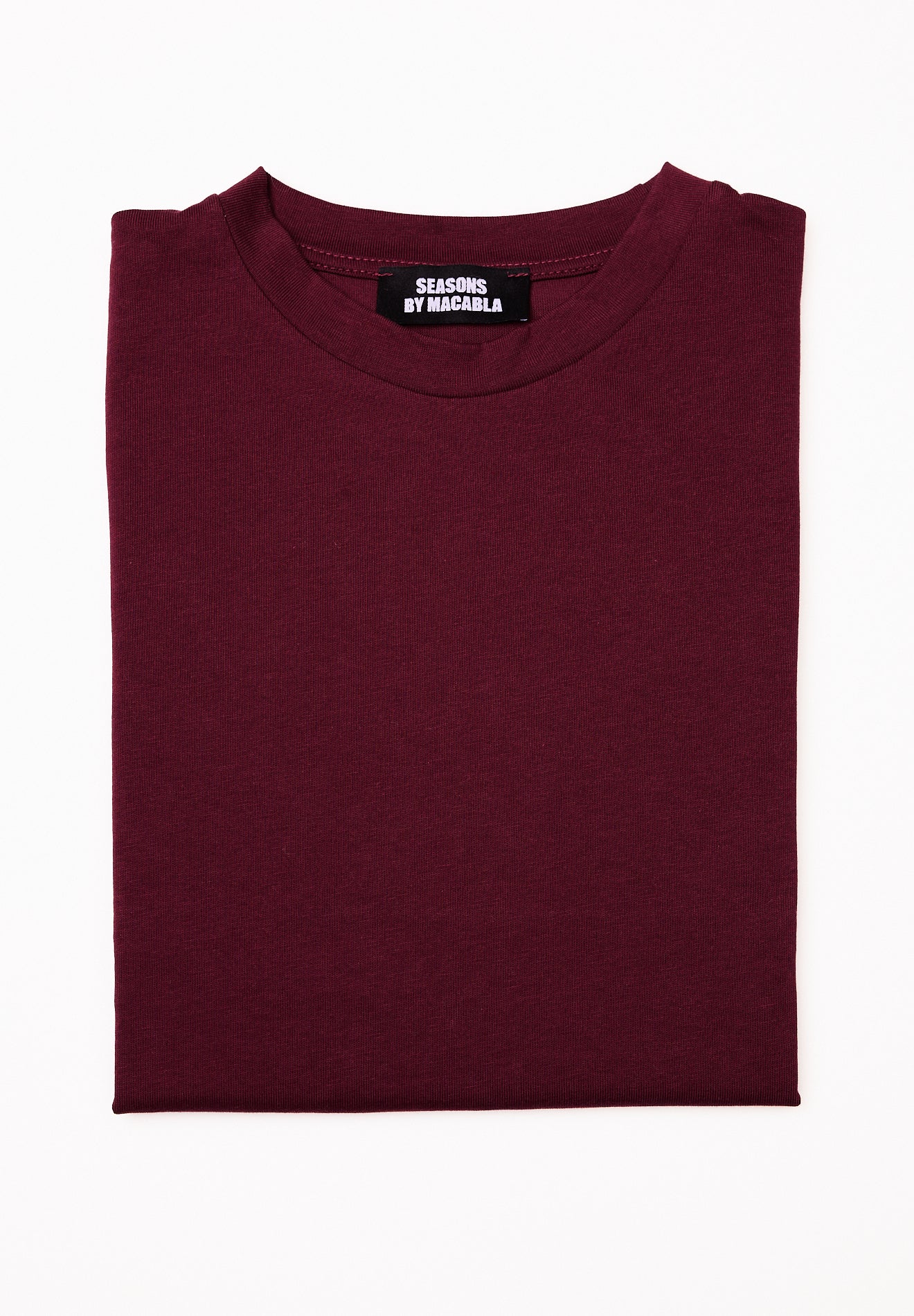 Camiseta Algodón Granate