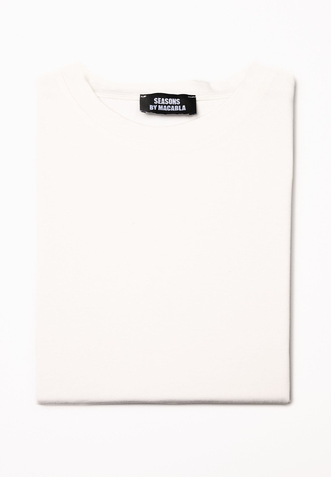 Camiseta Algodón Manga Larga Blanca