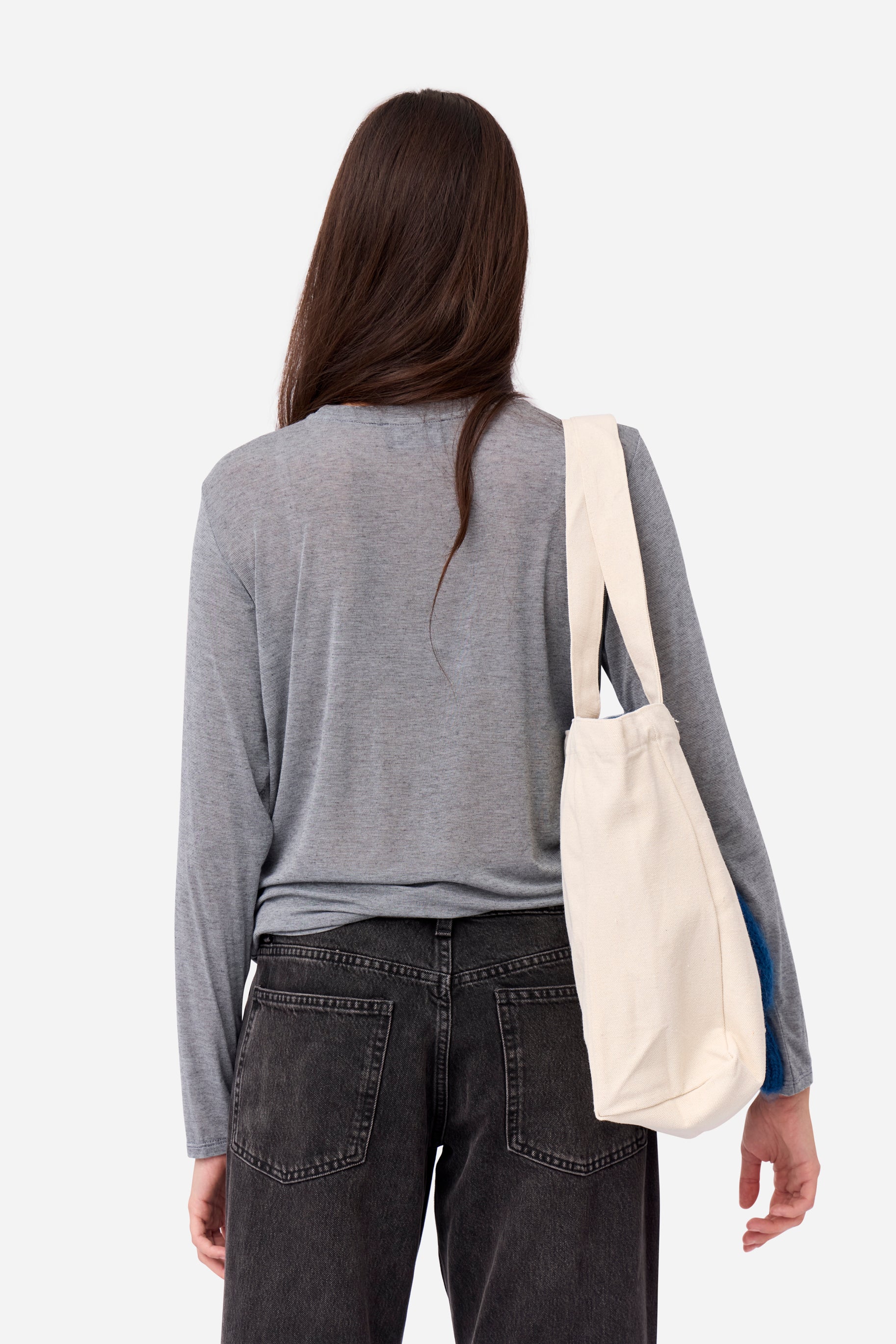 Camiseta Cashmere Manga Larga Gris