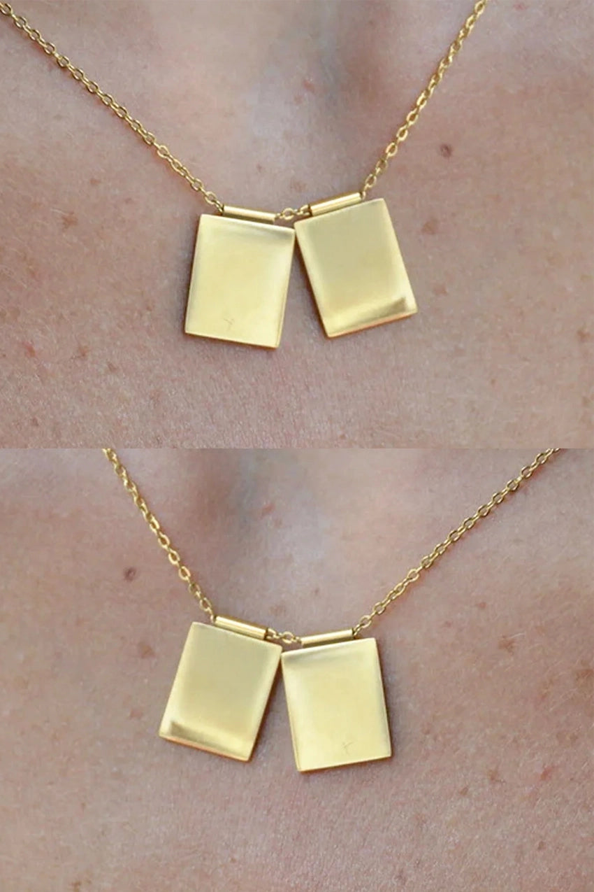 Collar Chapita Doble