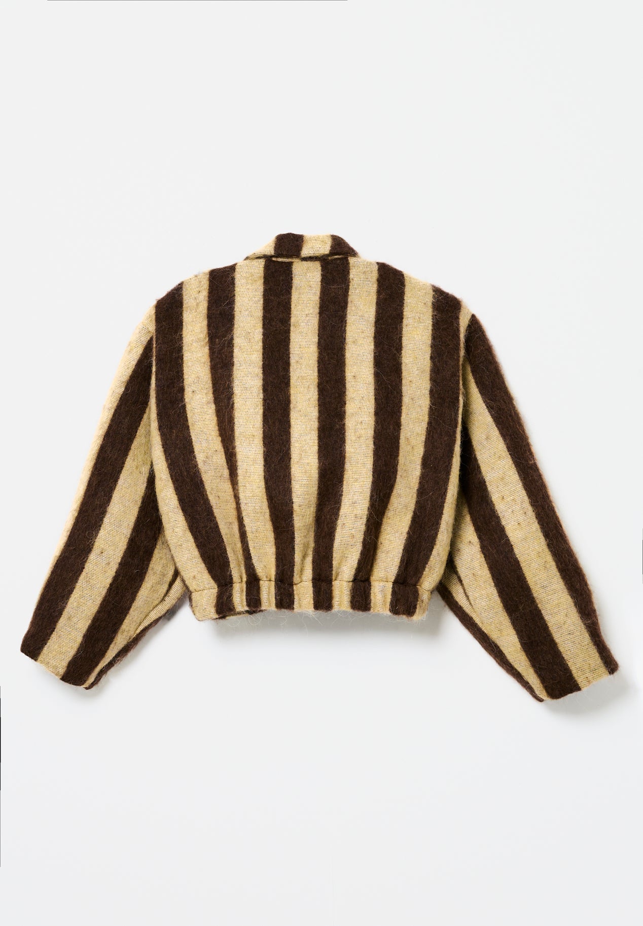 Chaqueta Alpaca Rayas Amarillo