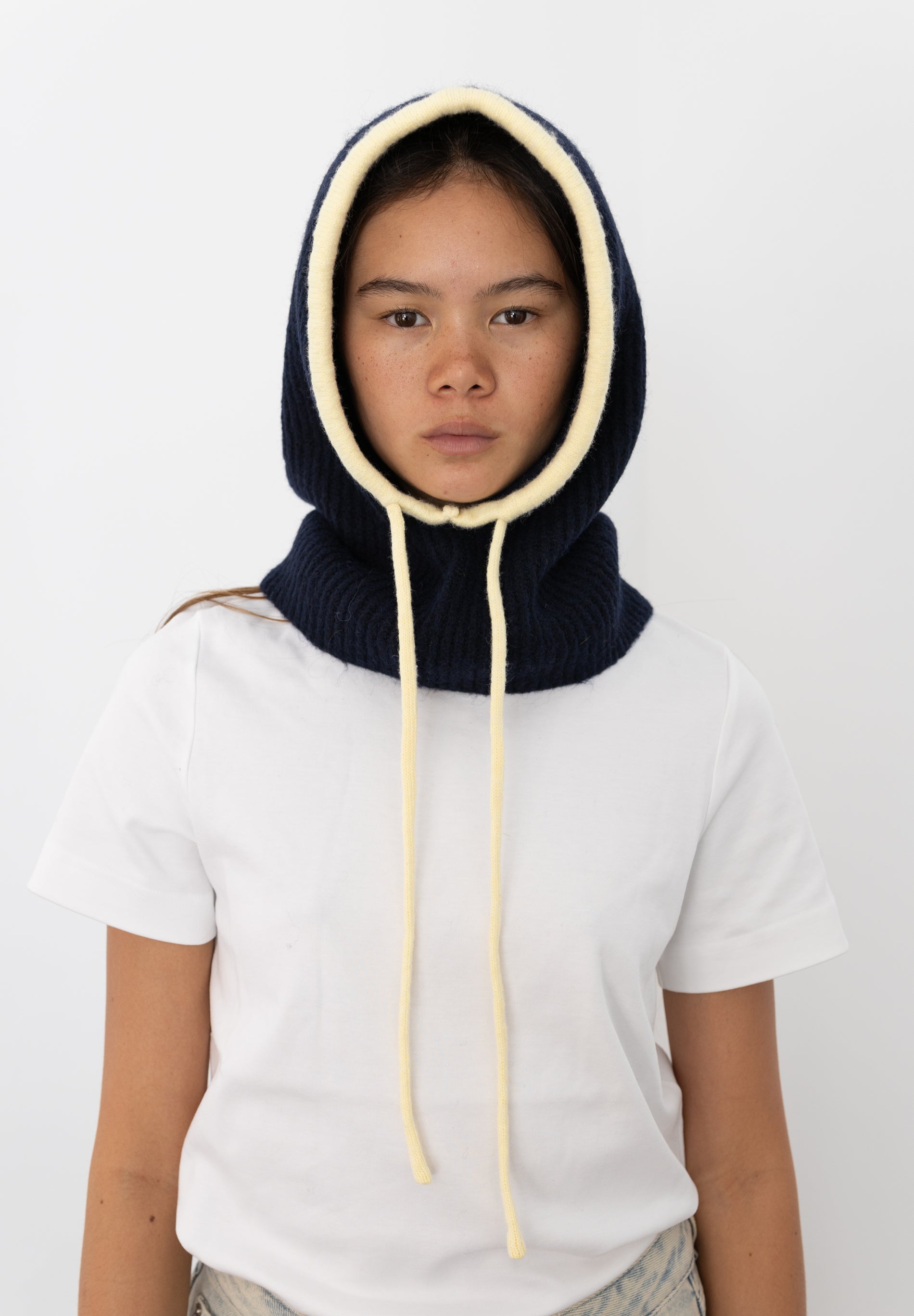 Navy and Butter Balaclava