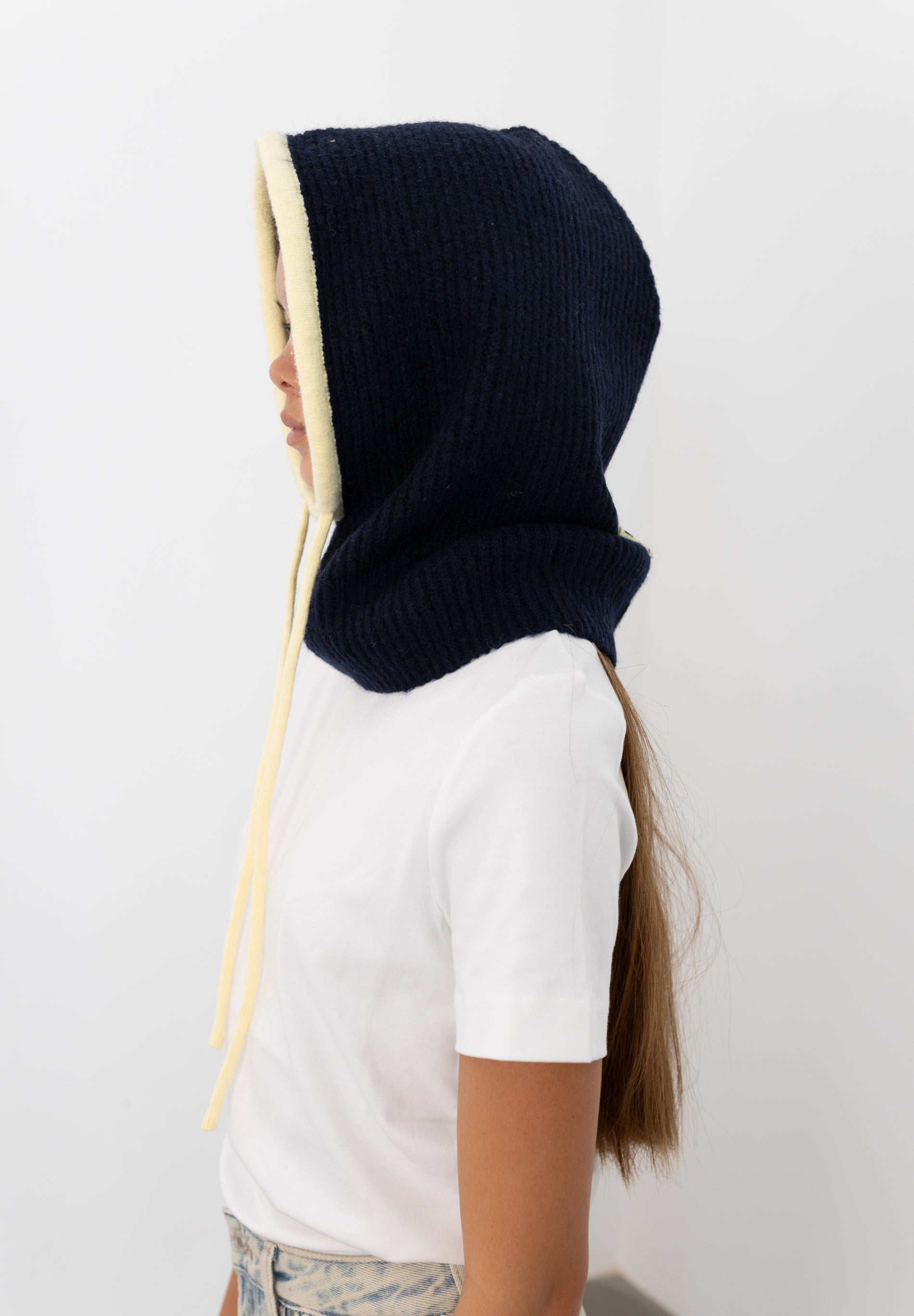 Navy and Butter Balaclava