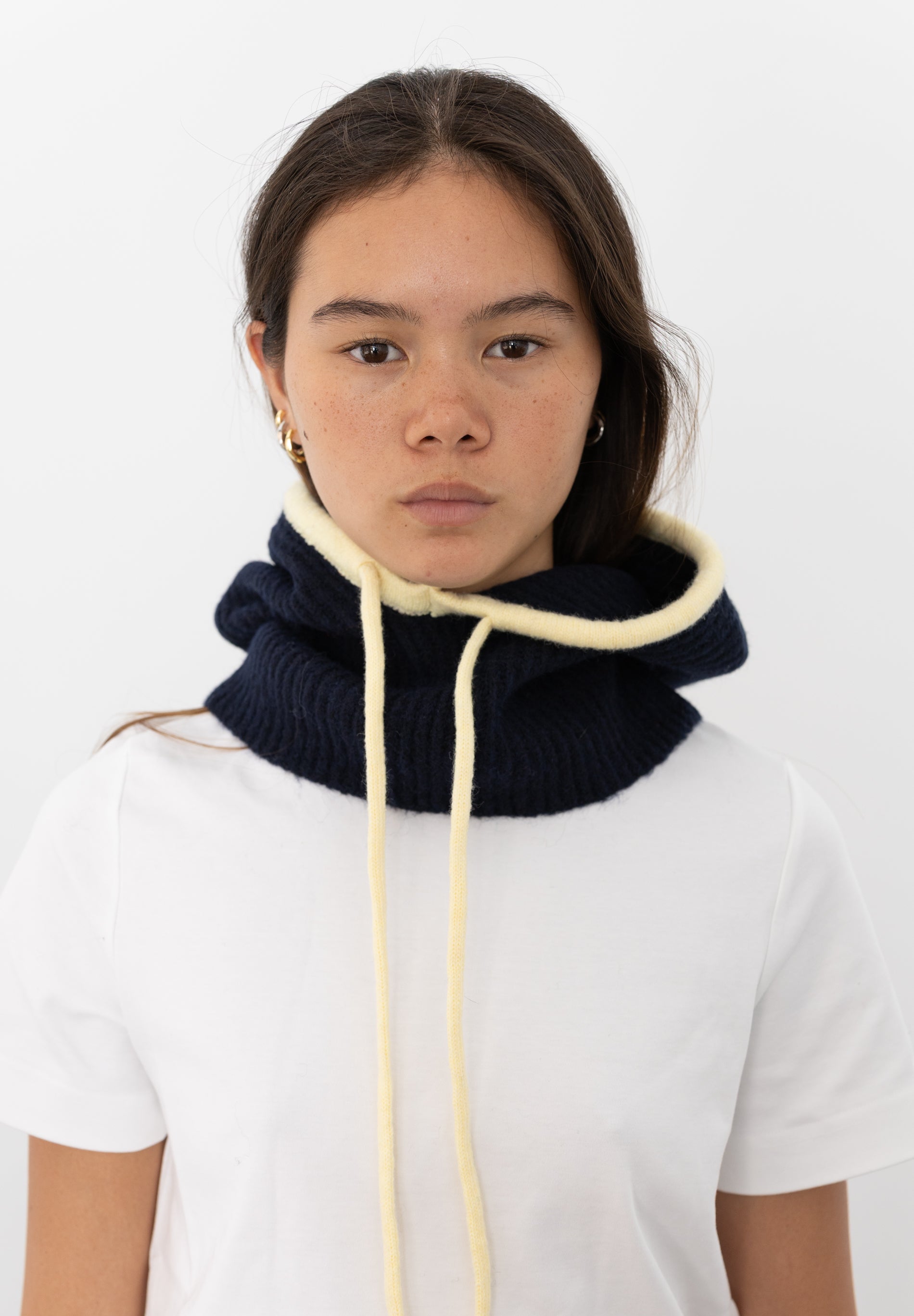 Navy and Butter Balaclava
