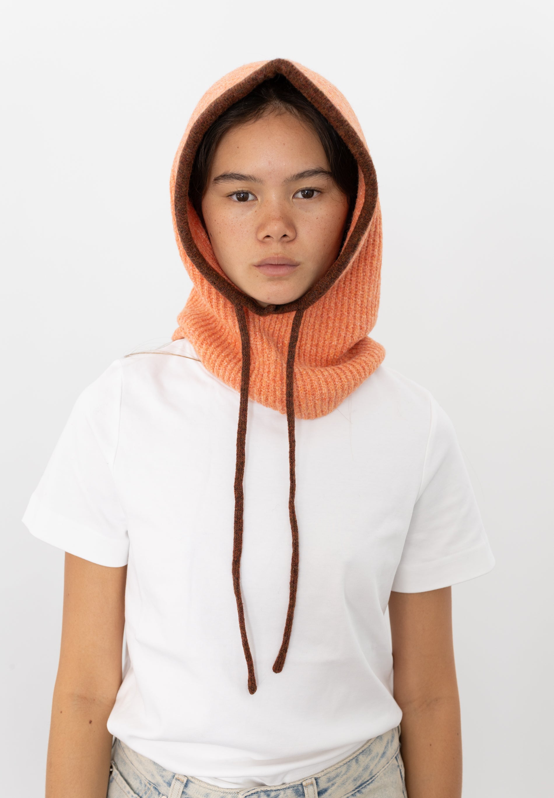 Brown and Orange Balaclava