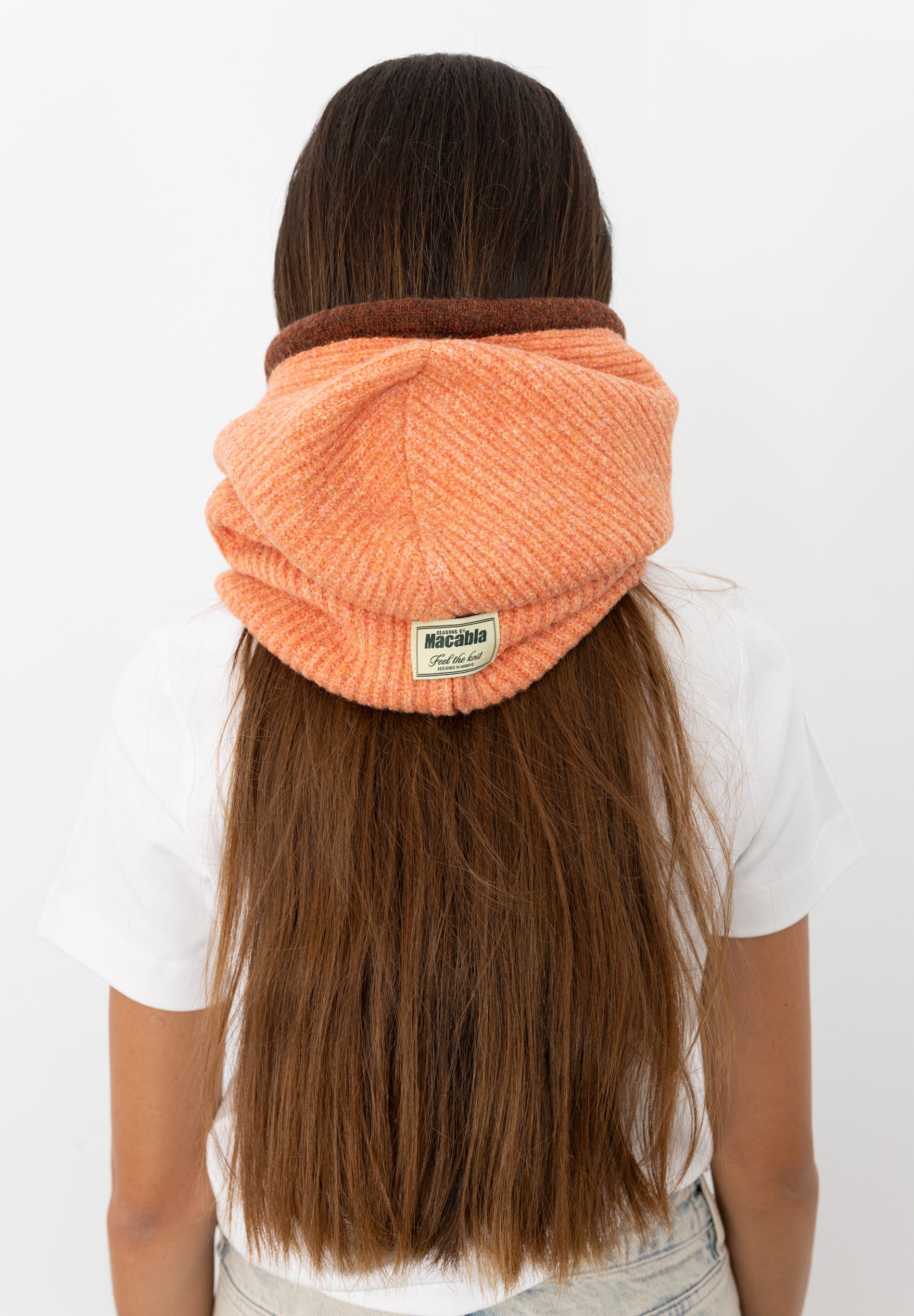 Brown and Orange Balaclava