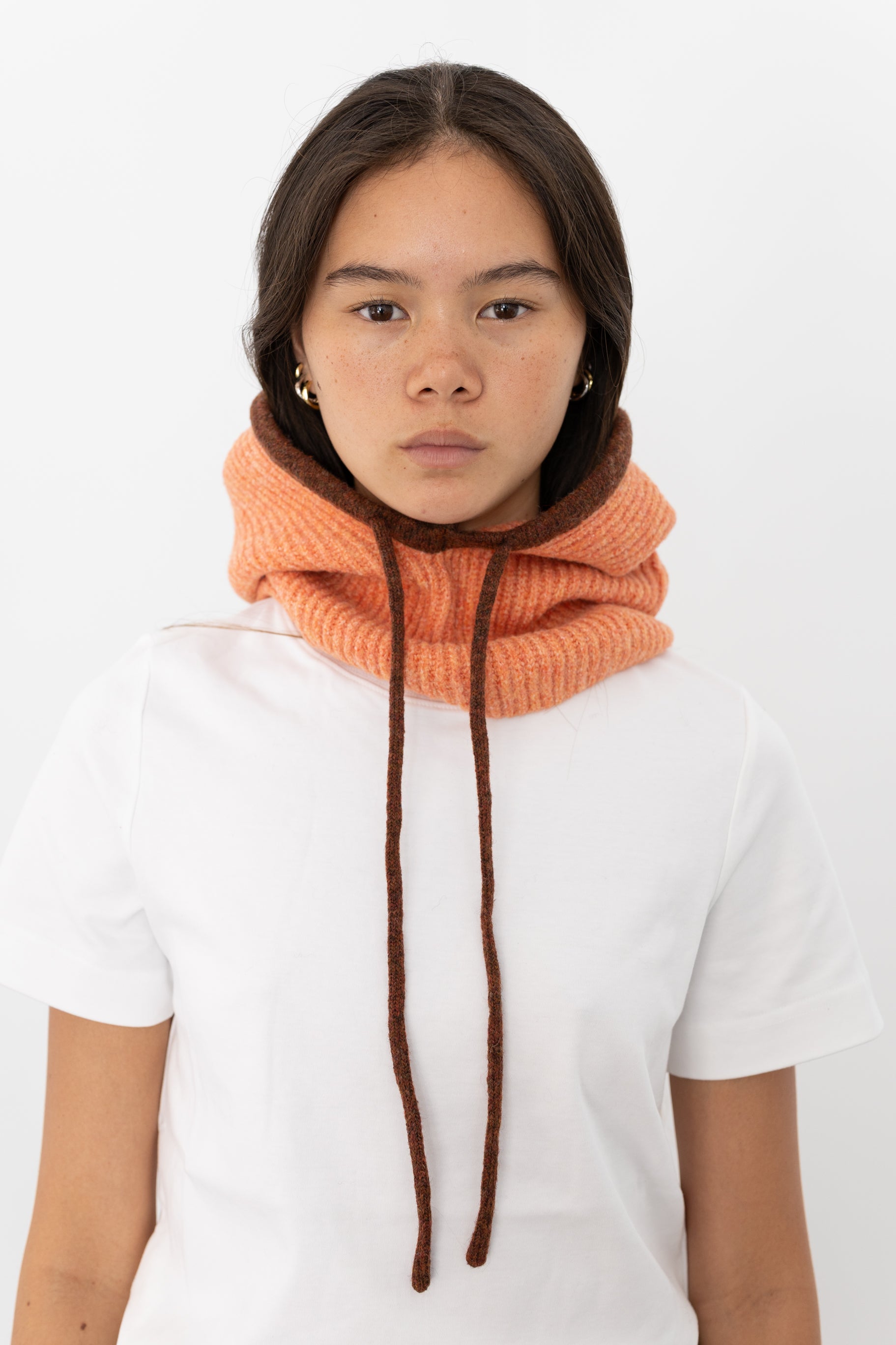 Brown and Orange Balaclava