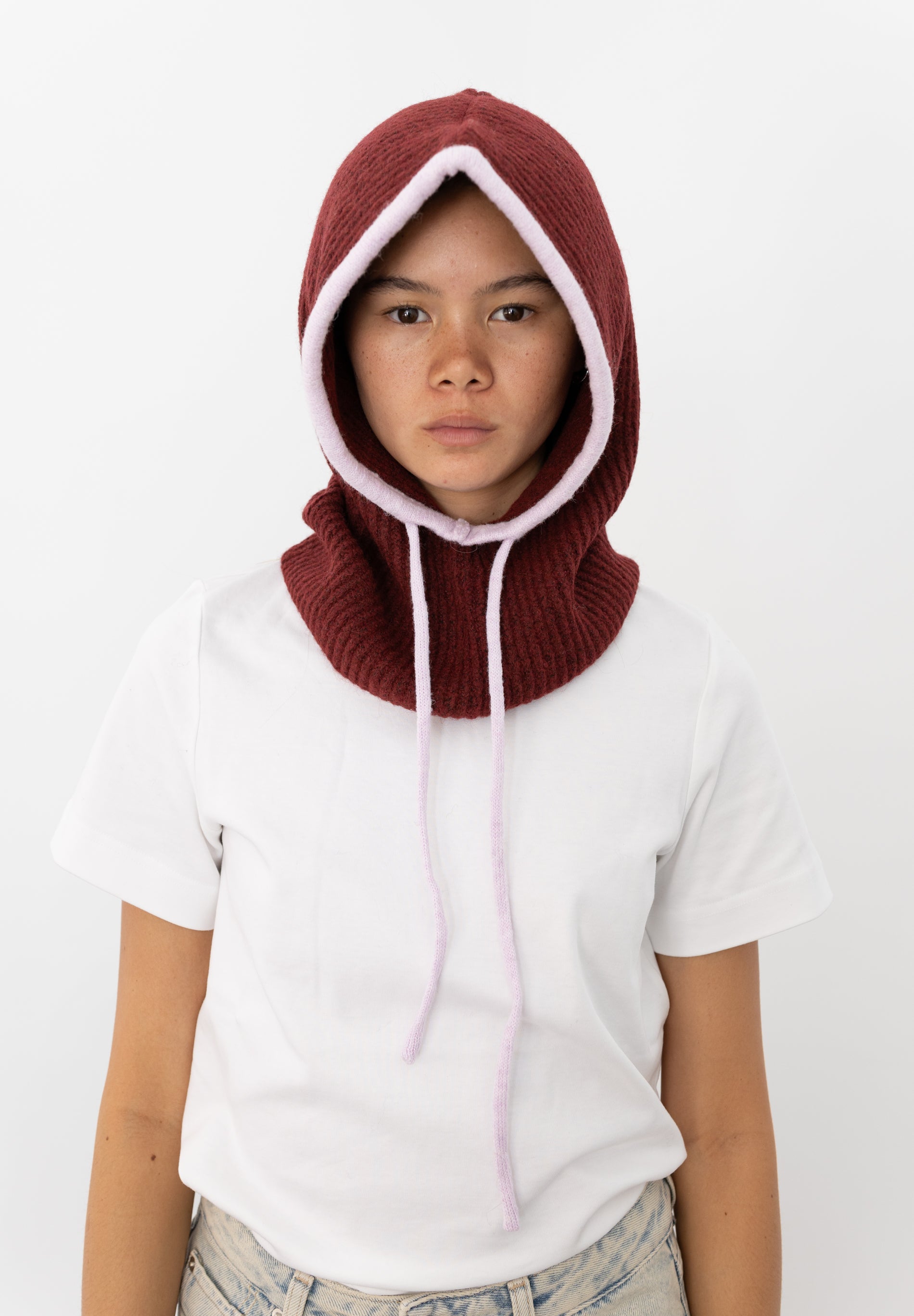 Garnet and Pink Balaclava