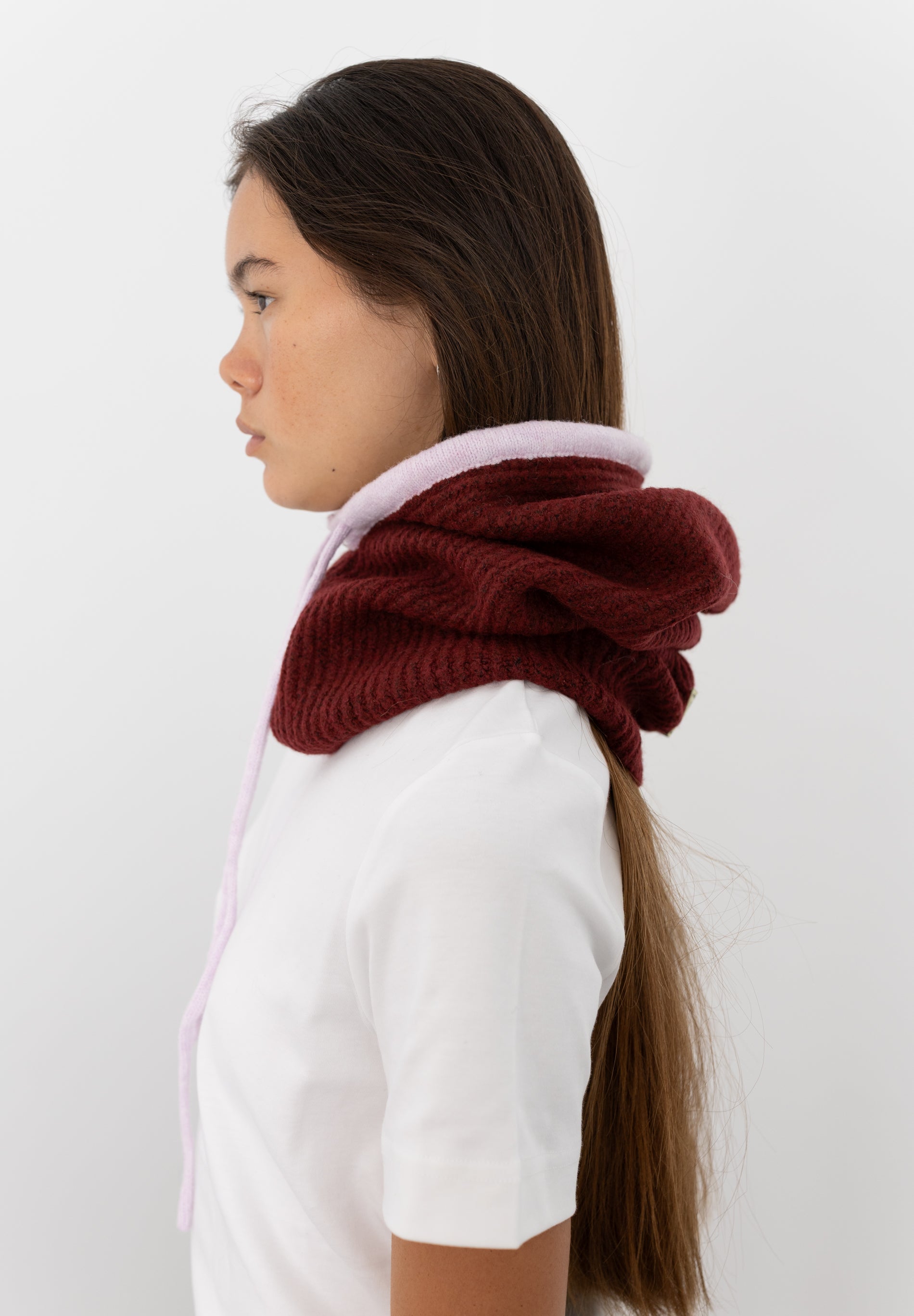 Garnet and Pink Balaclava