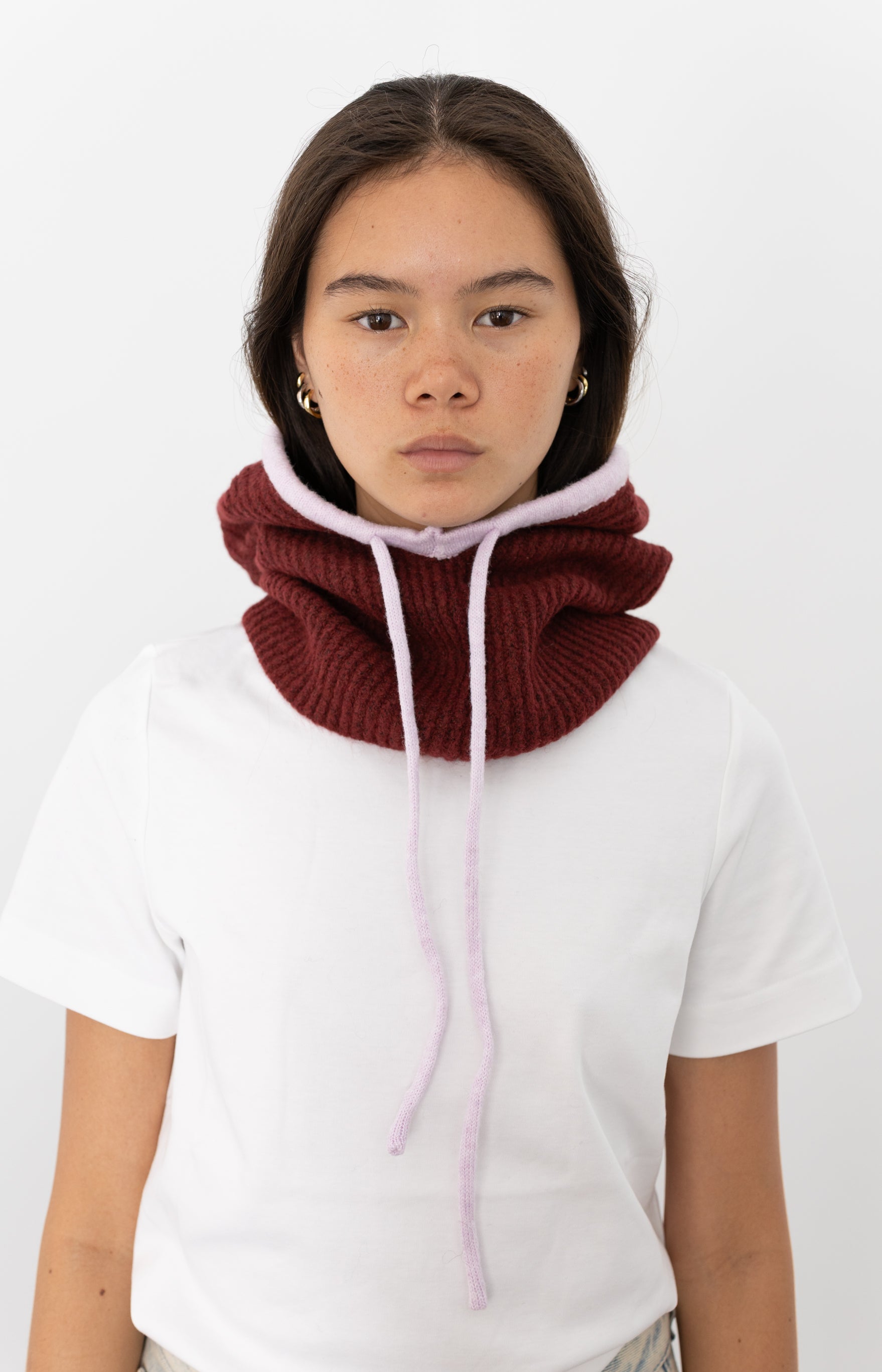 Garnet and Pink Balaclava