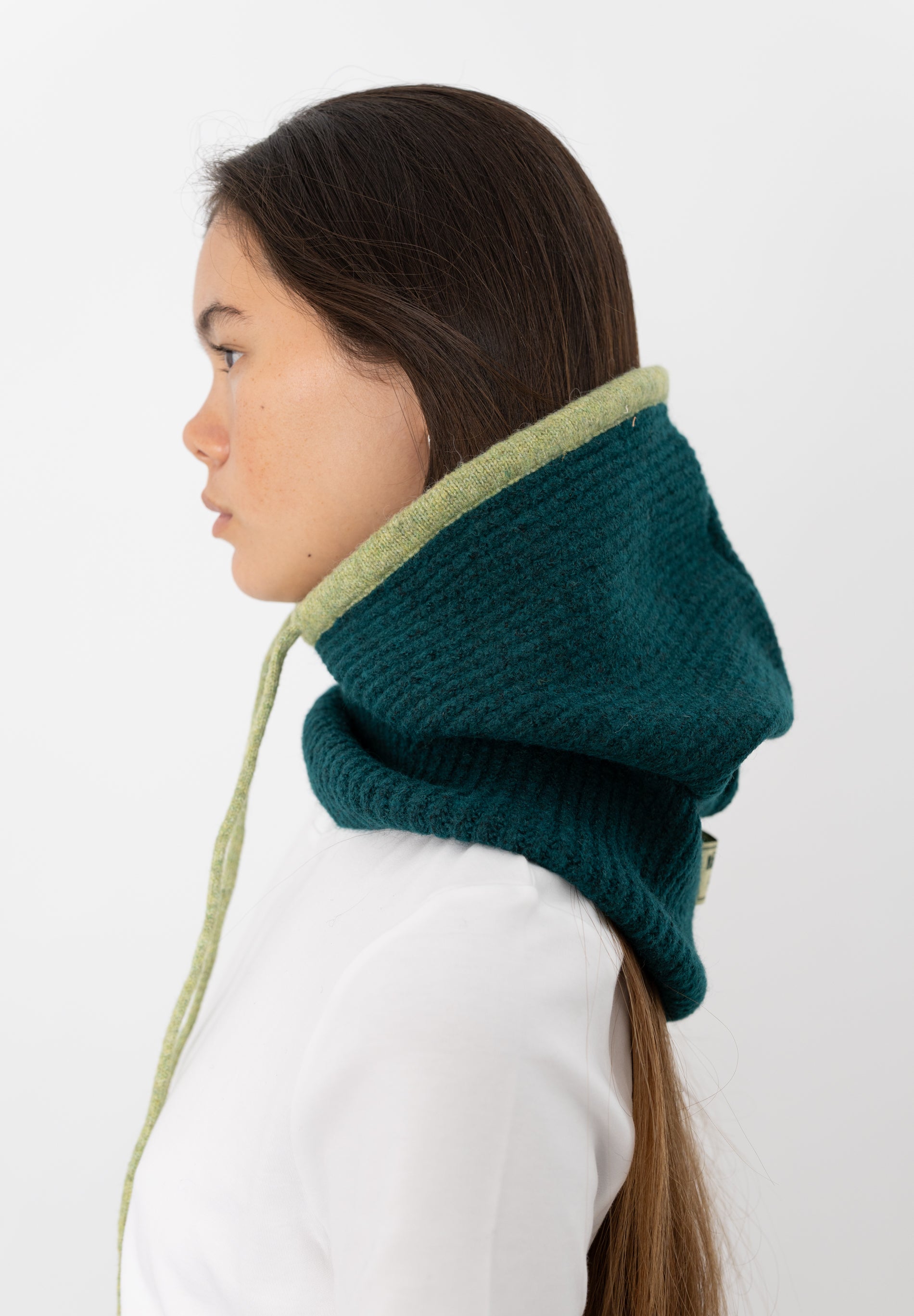 Dark Green and Green Balaclava