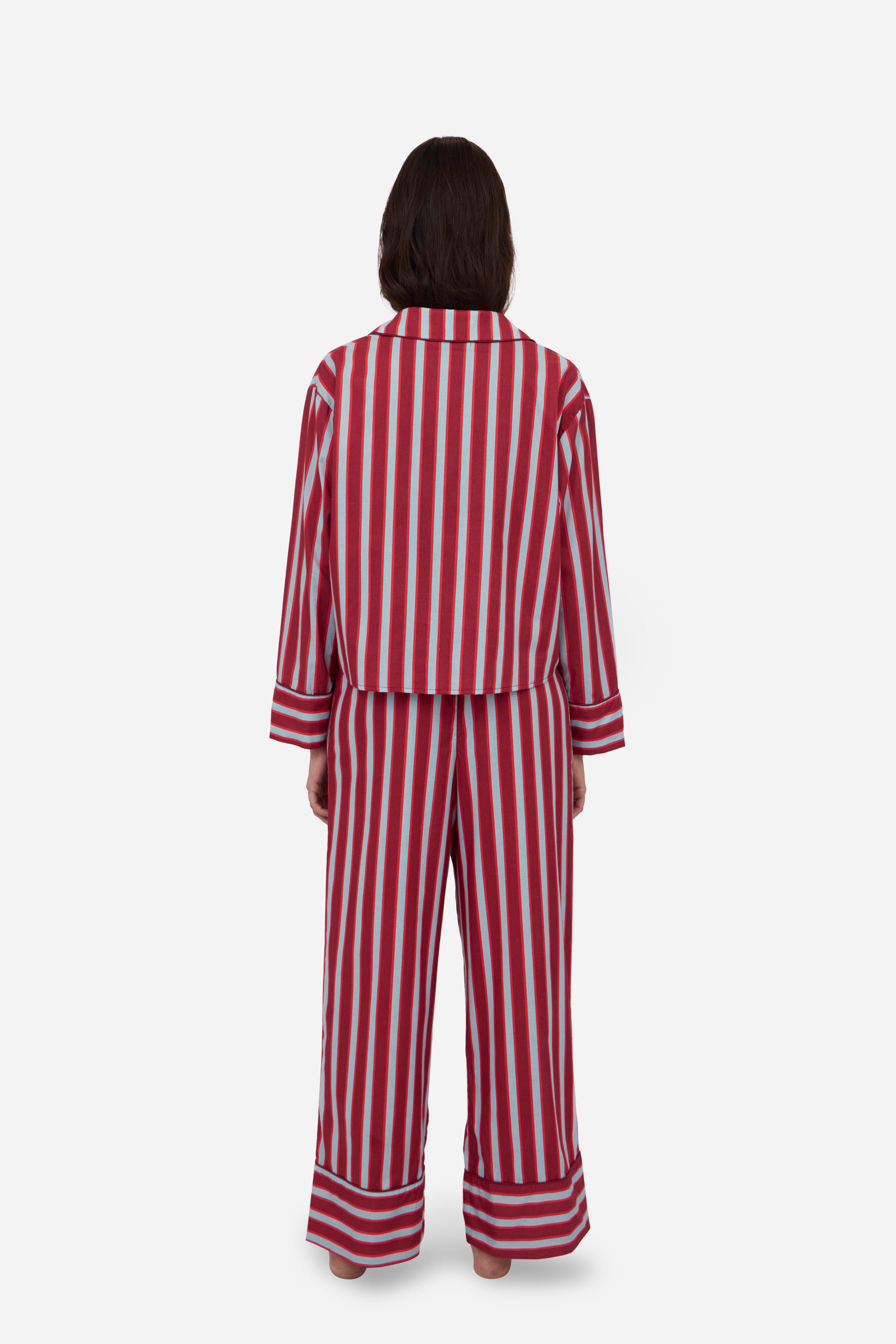 Burgundy Blue Pyjamas