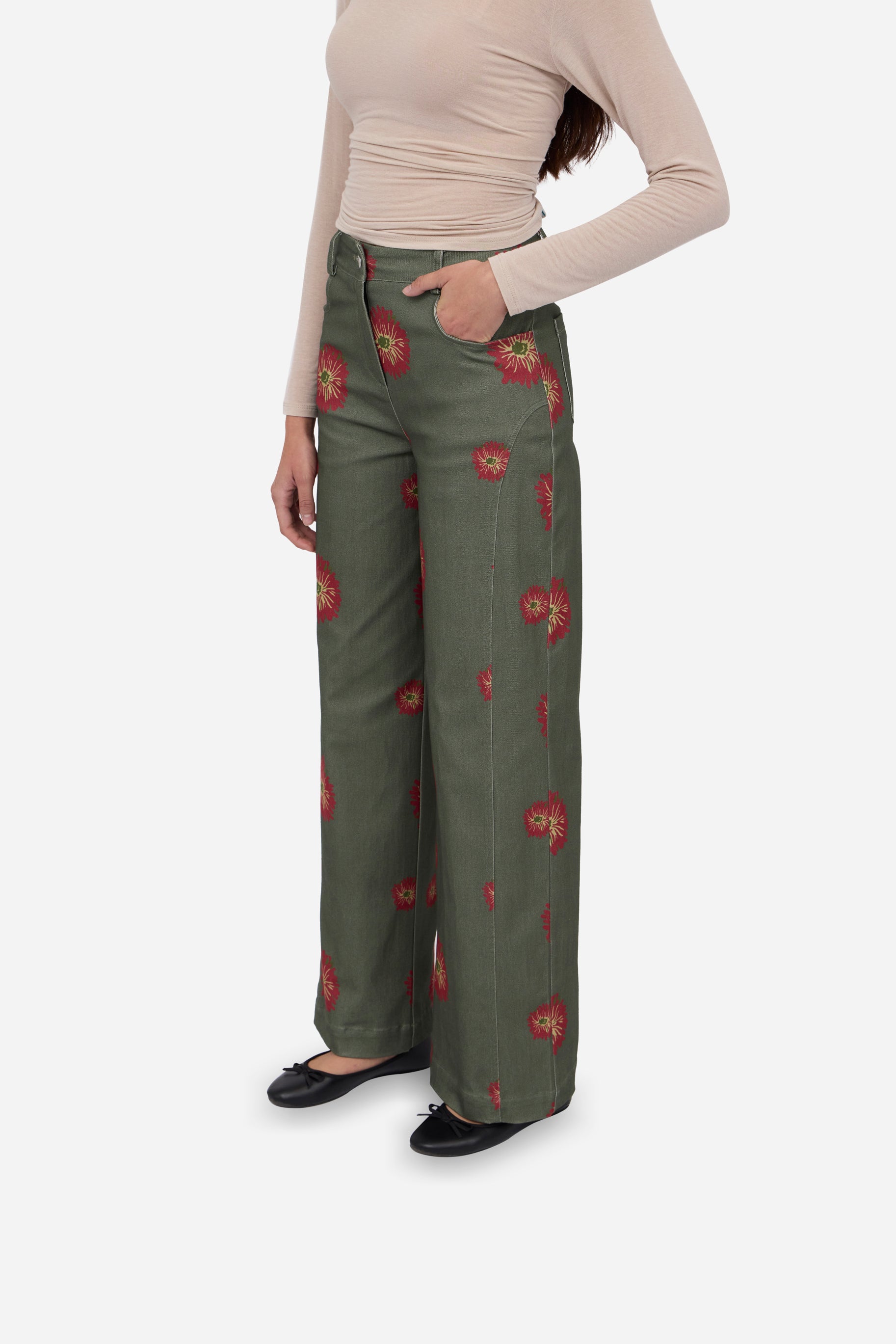 Camelia Straight Trousers