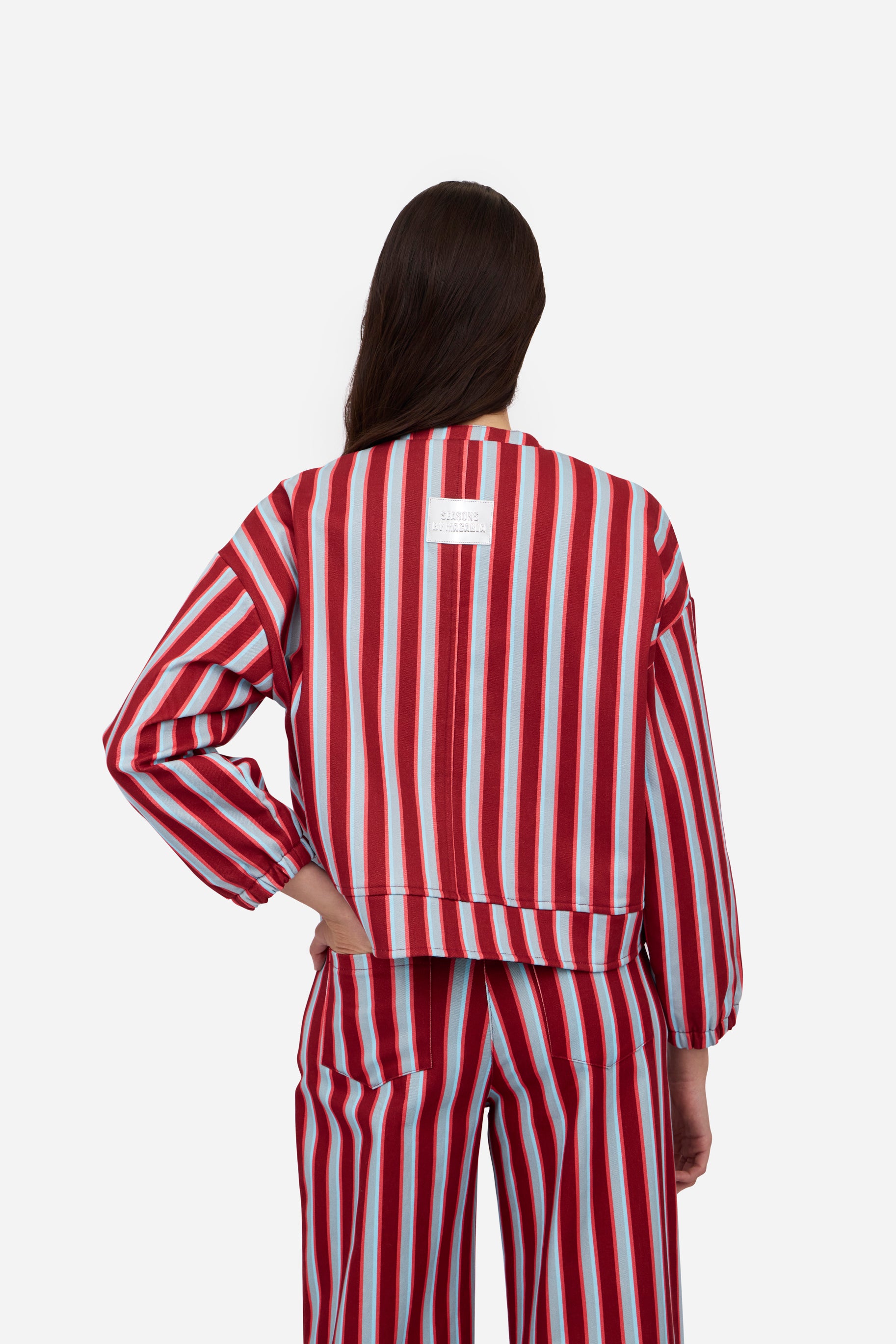 Bomber Burgundy Blue