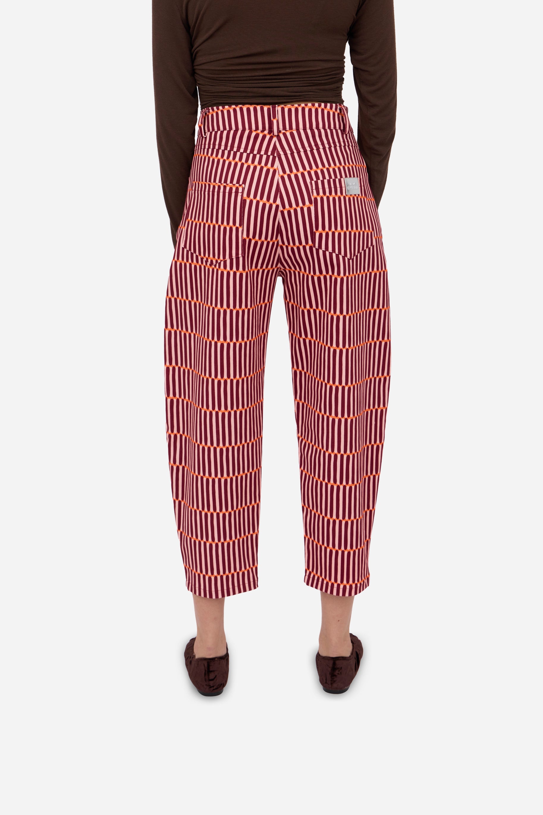 Berry Balloon Trousers