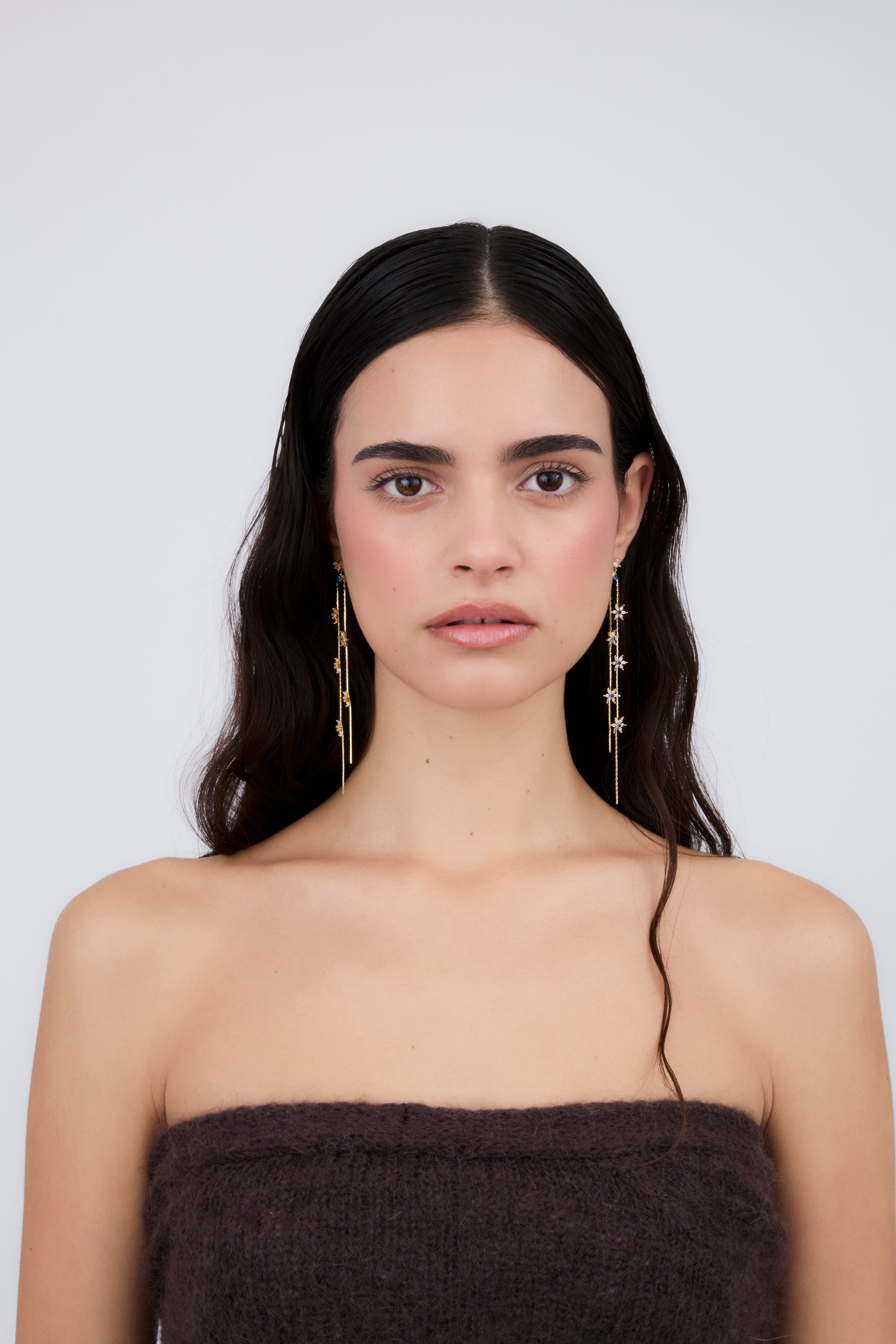 Blue Flower Earrings