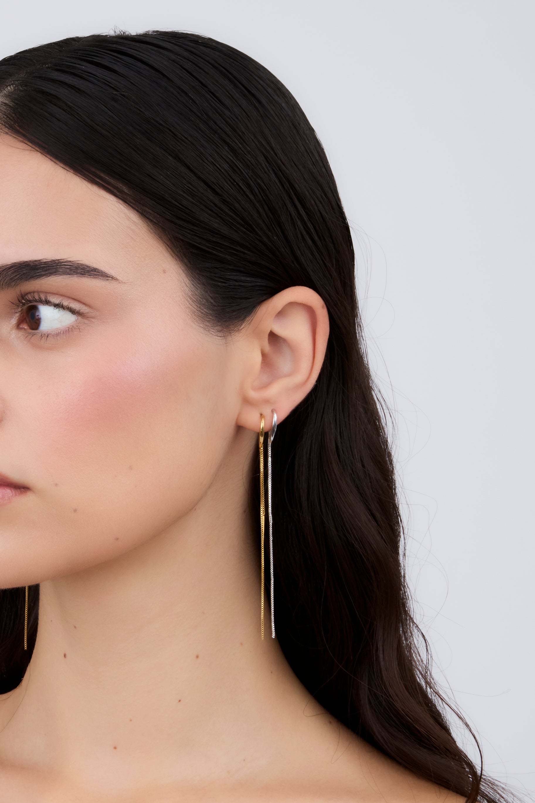 Long Double Chain Earring (Unit)