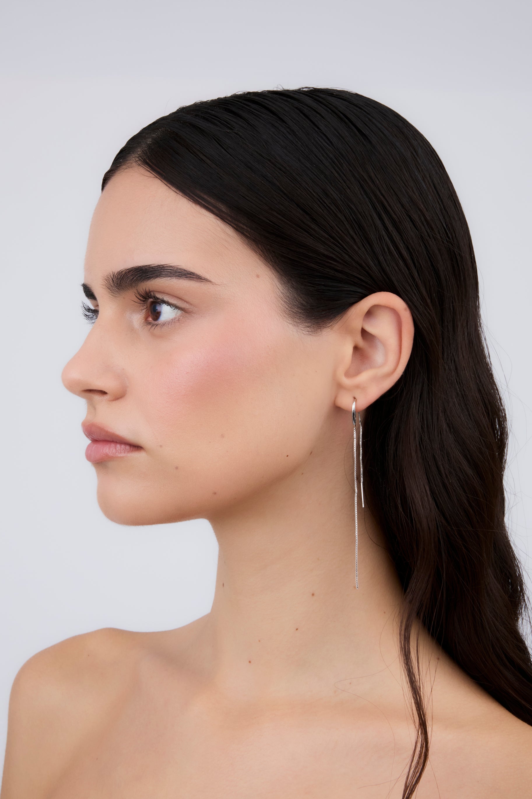 Long Double Chain Earring (Unit)