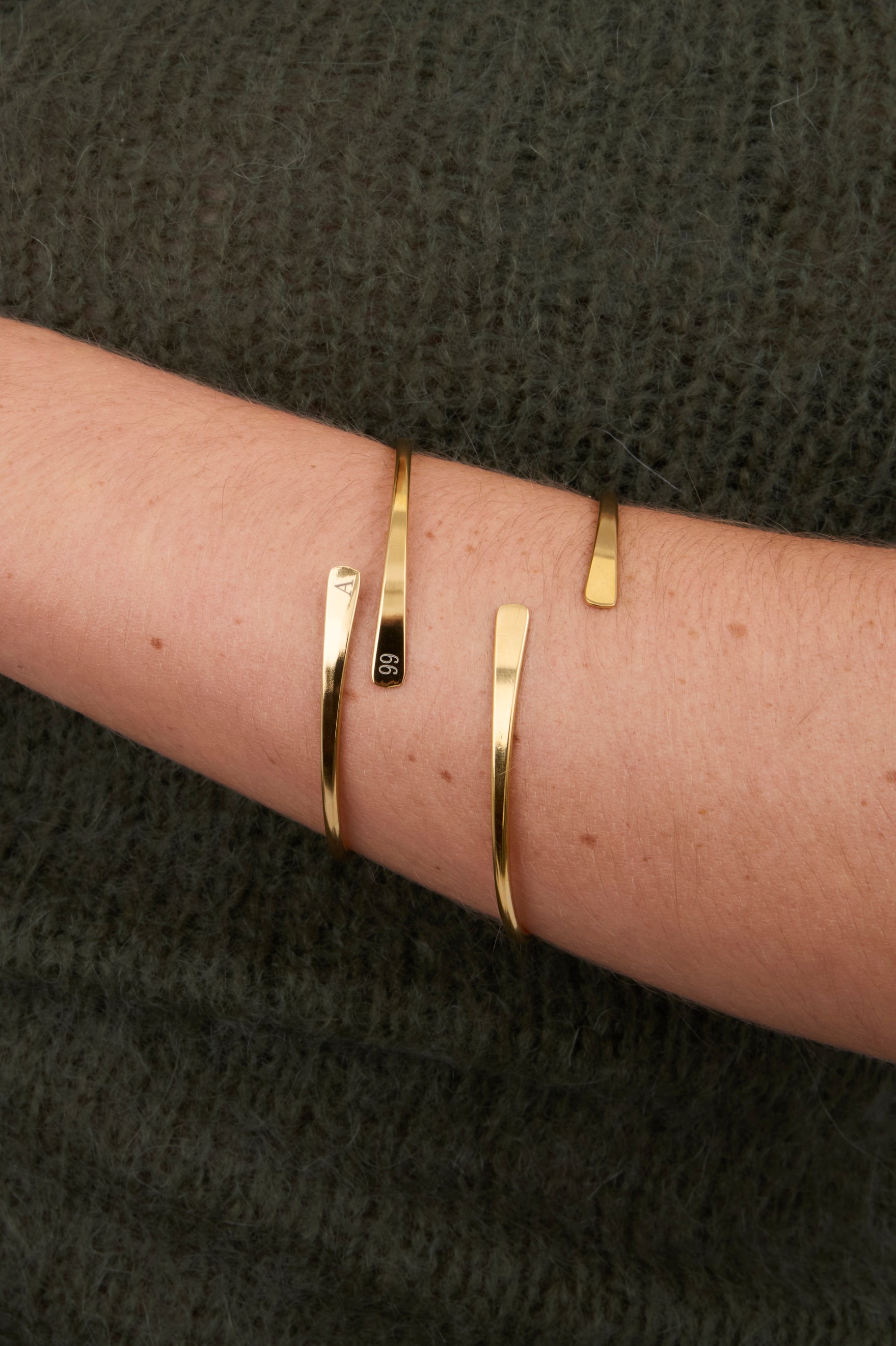 Customizable Double Thin Bracelet
