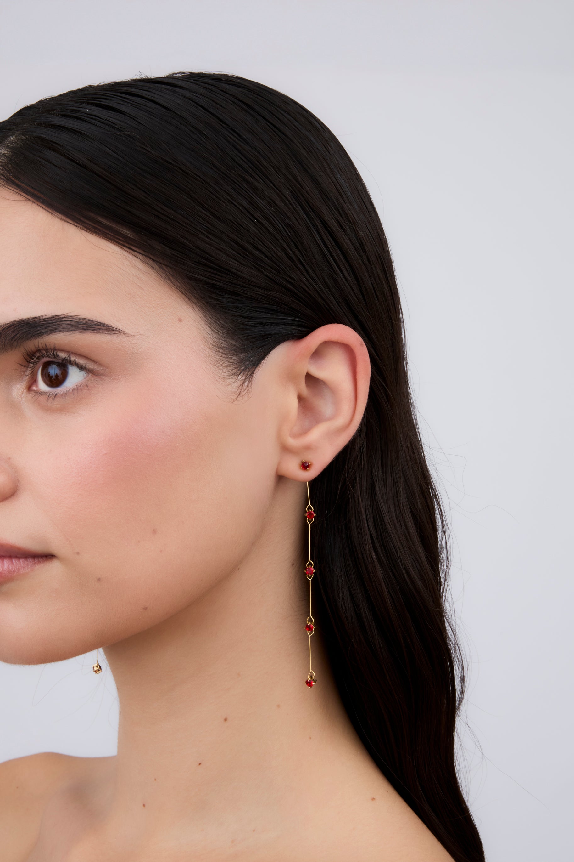 Red Detachable Earrings (pair)