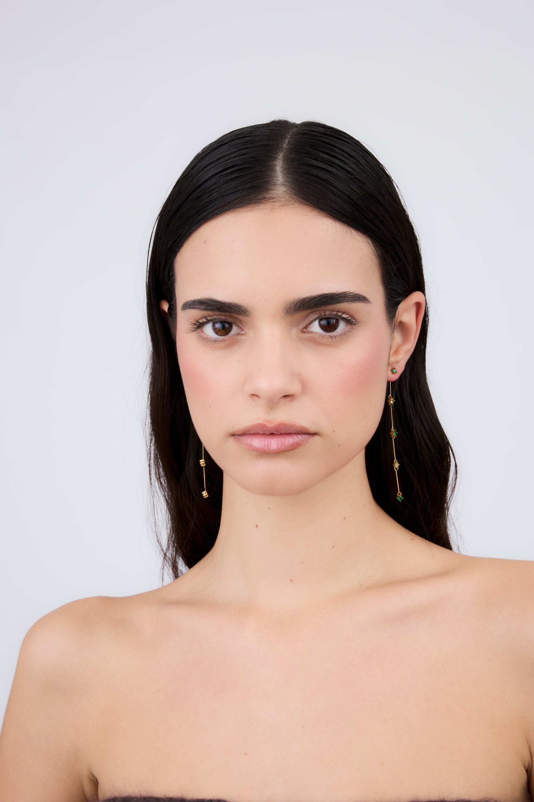 Green Detachable Earrings (pair)