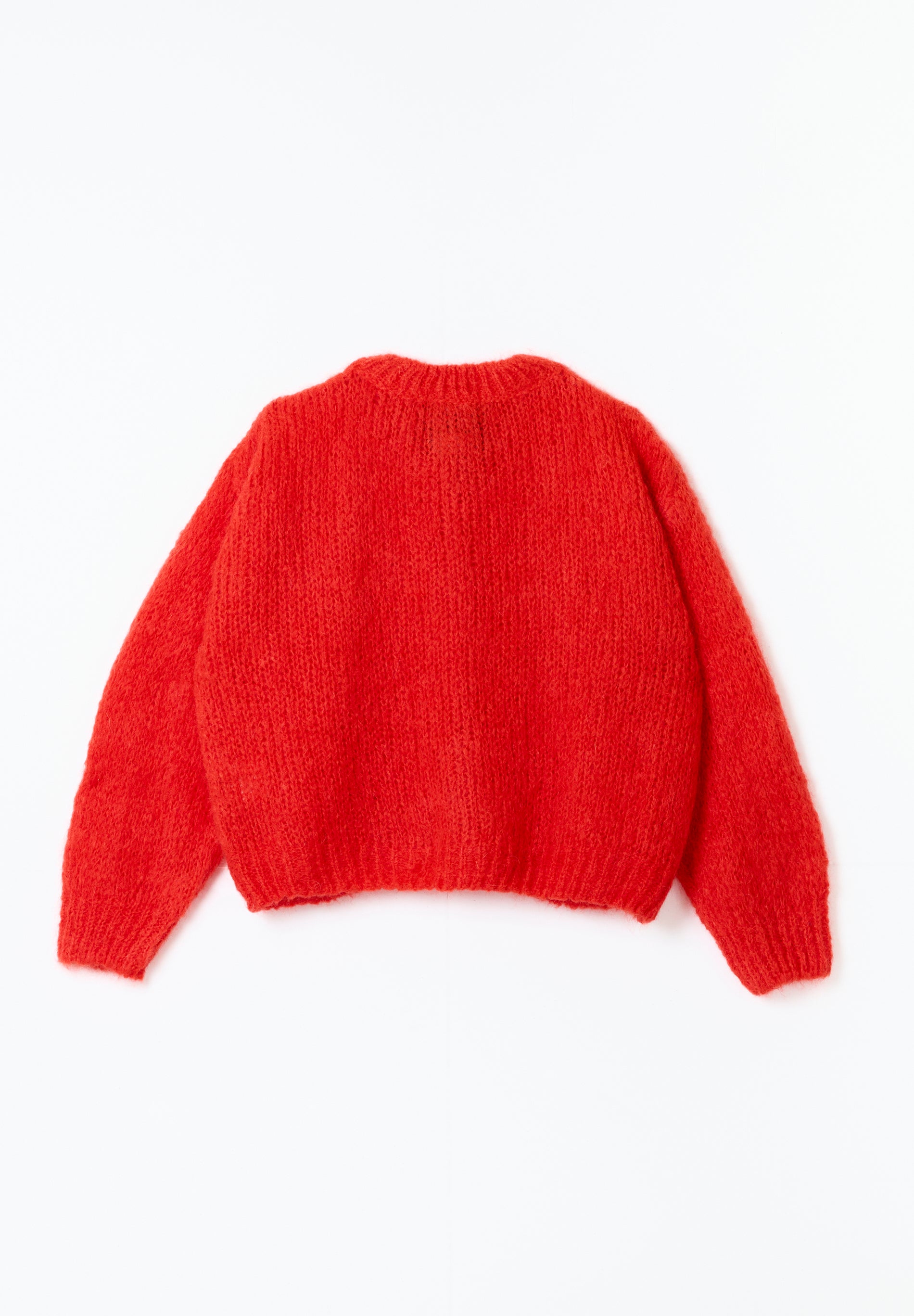 Red Button Cardigan