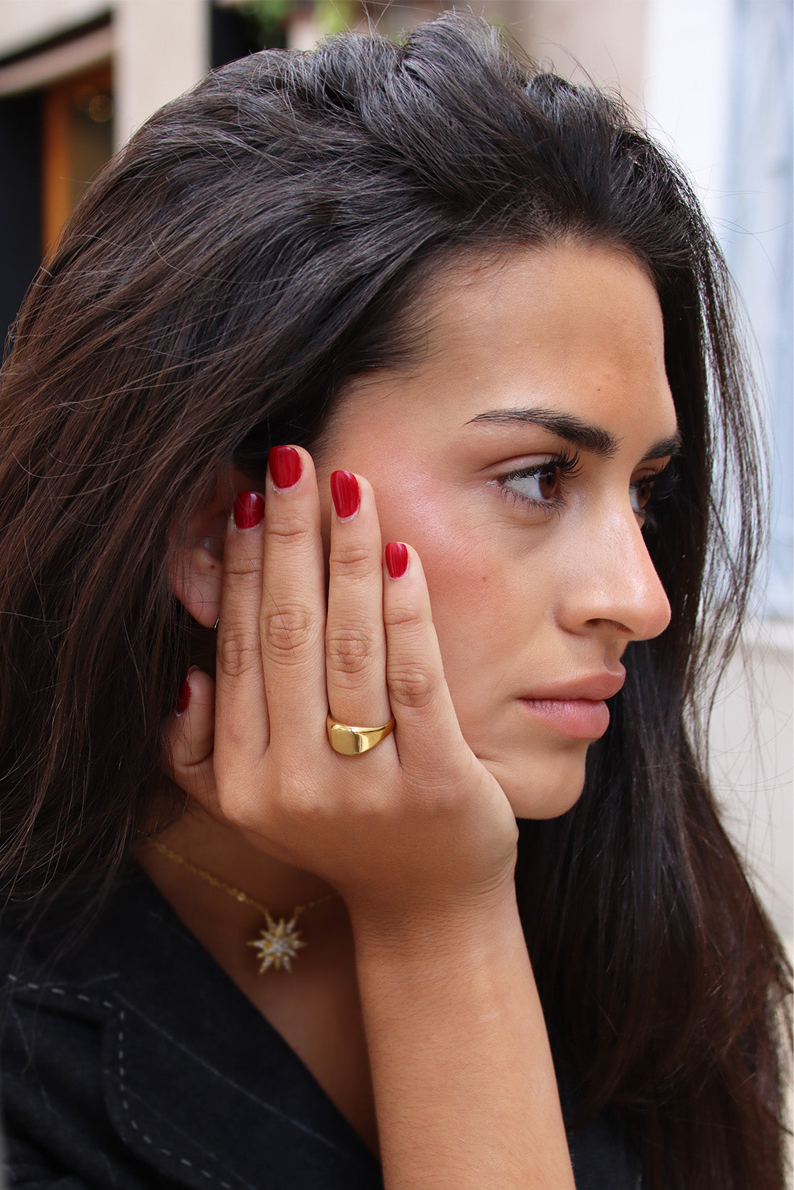 Anillo Sello Cuadrado