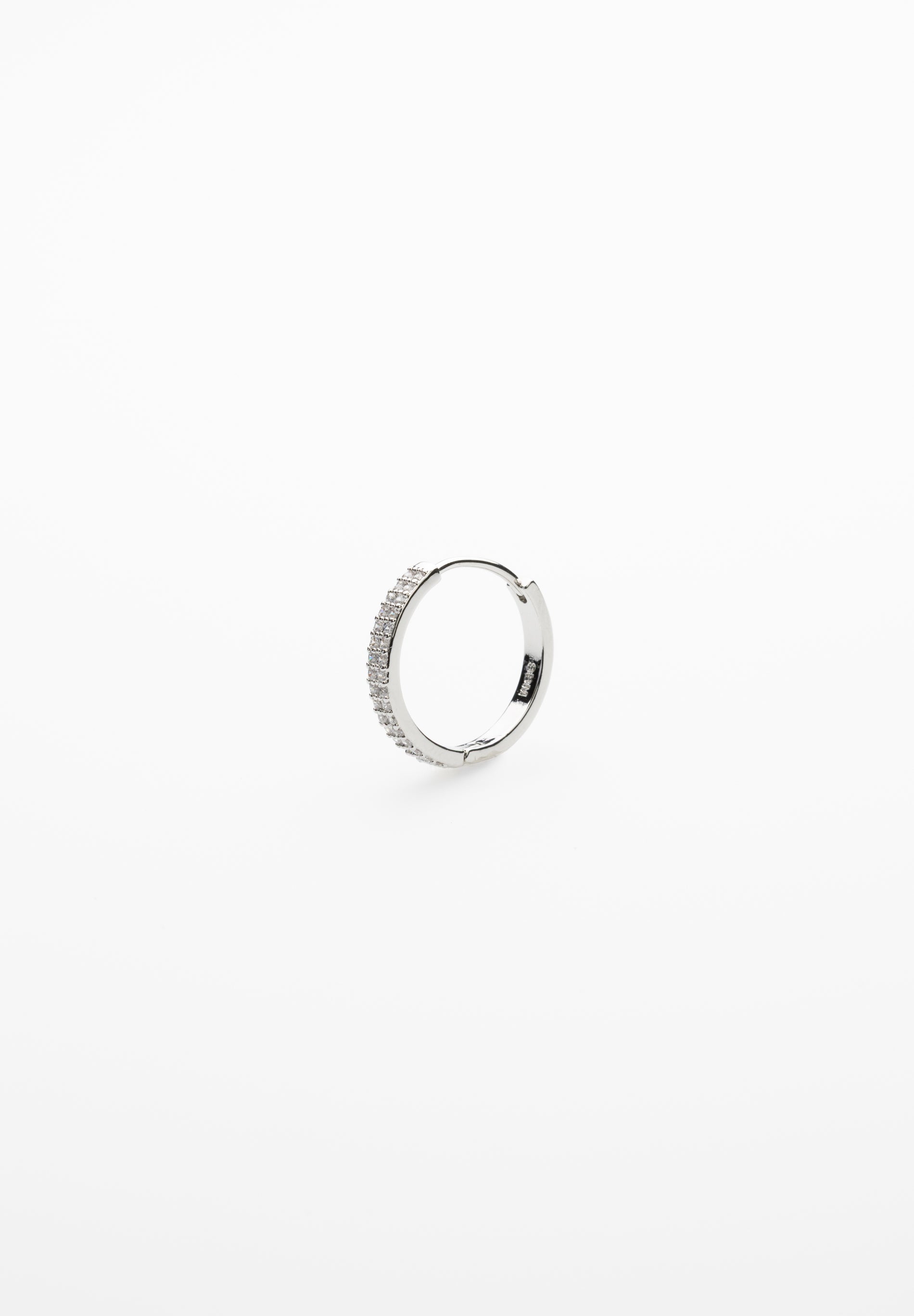 Microzircon earring 16 mm