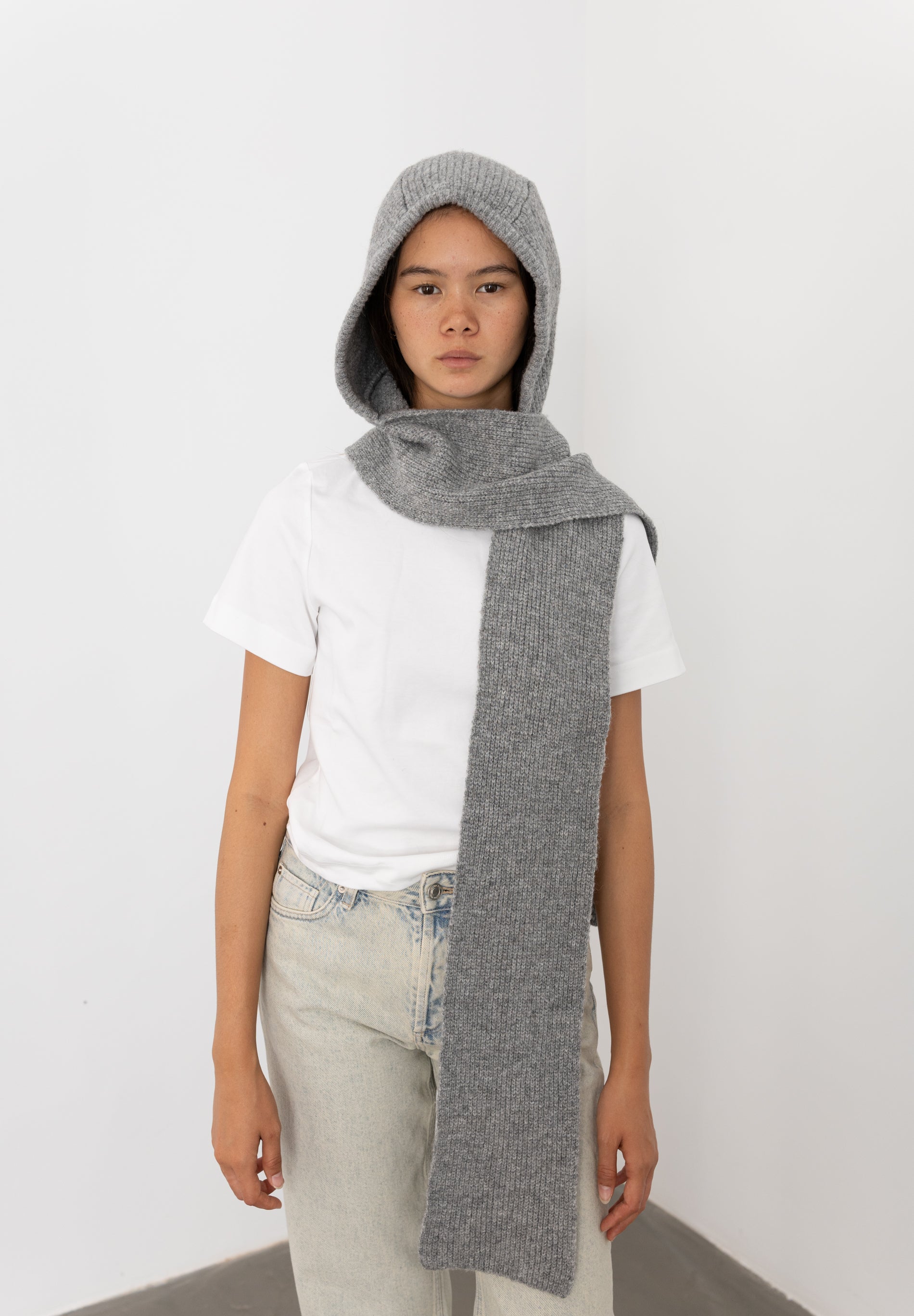 Light Grey Balaclava Scarf