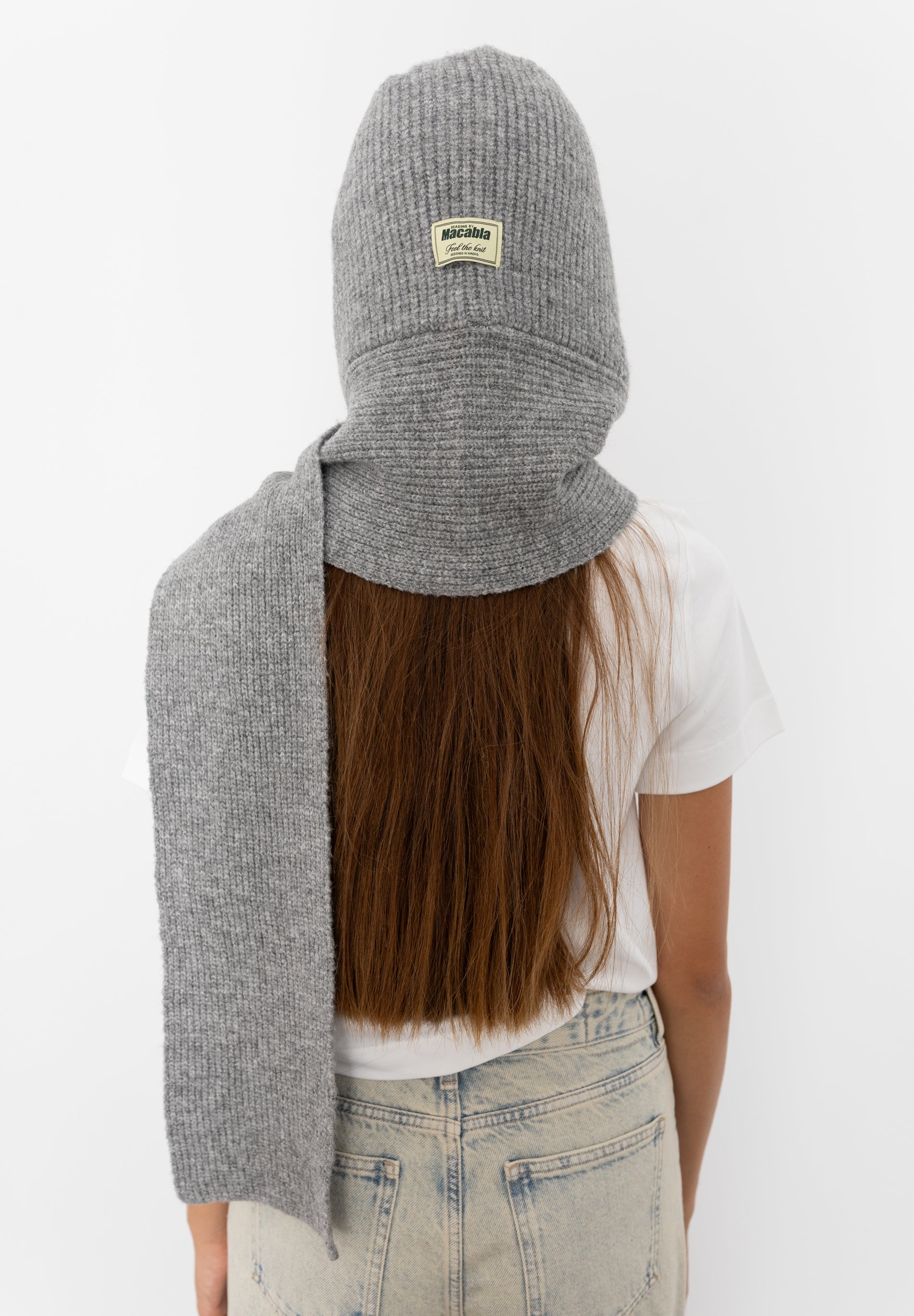 Light Grey Balaclava Scarf