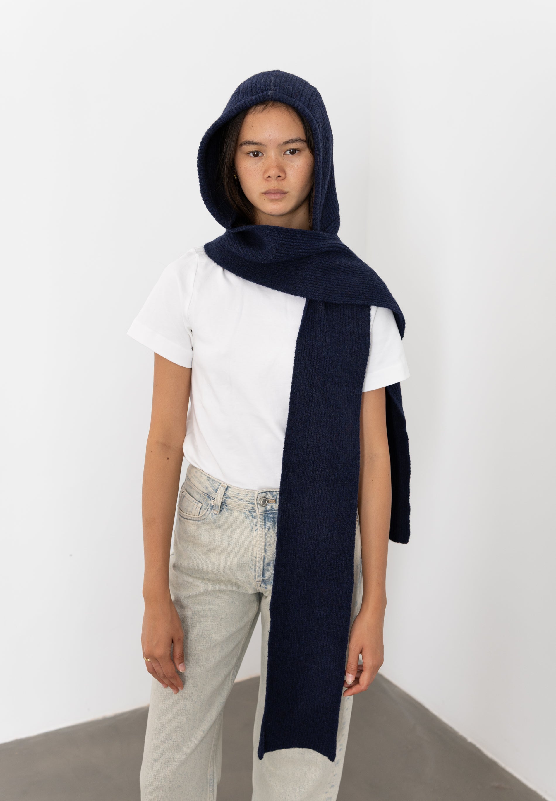 Navy Blue Balaclava Scarf