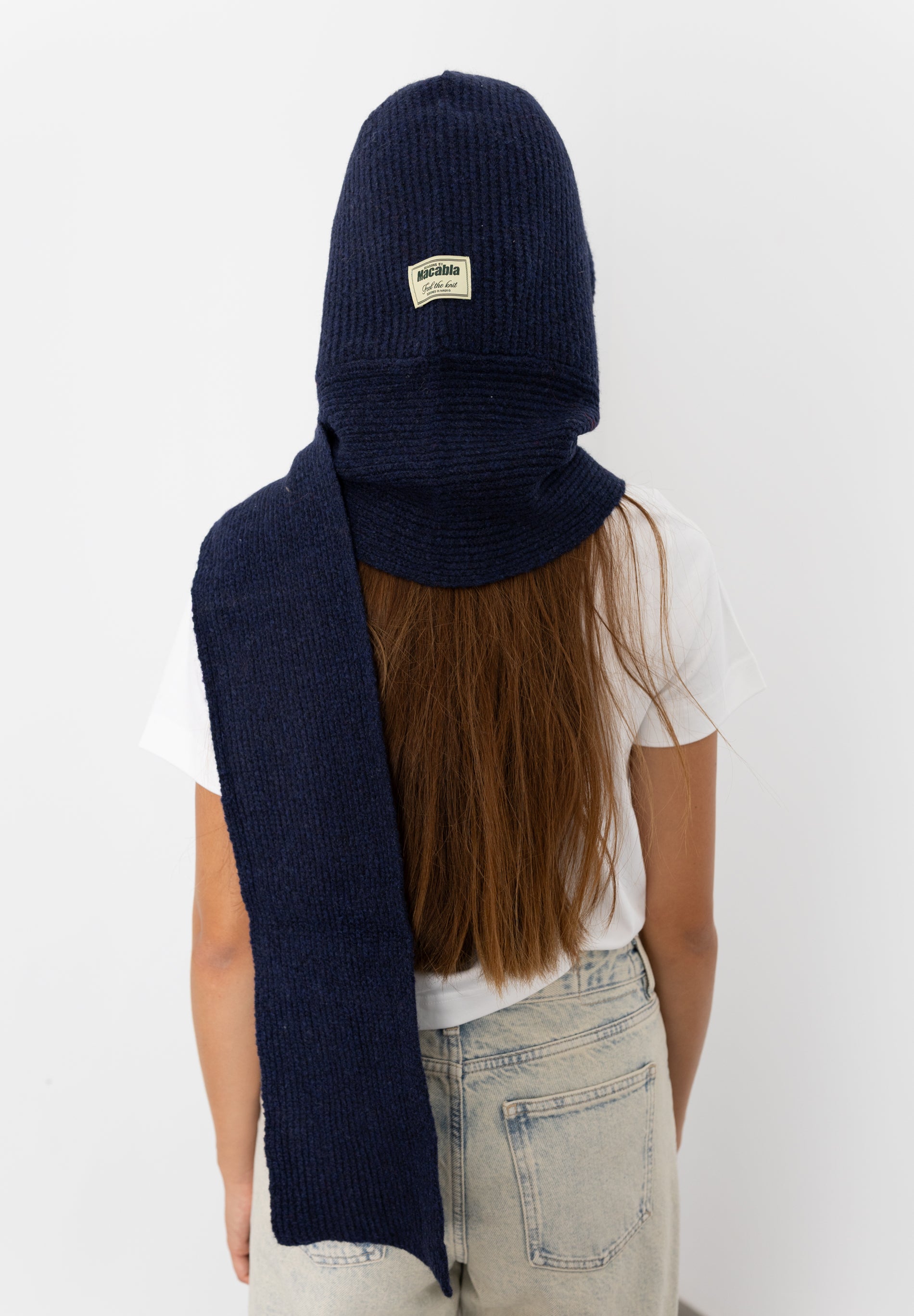 Navy Blue Balaclava Scarf