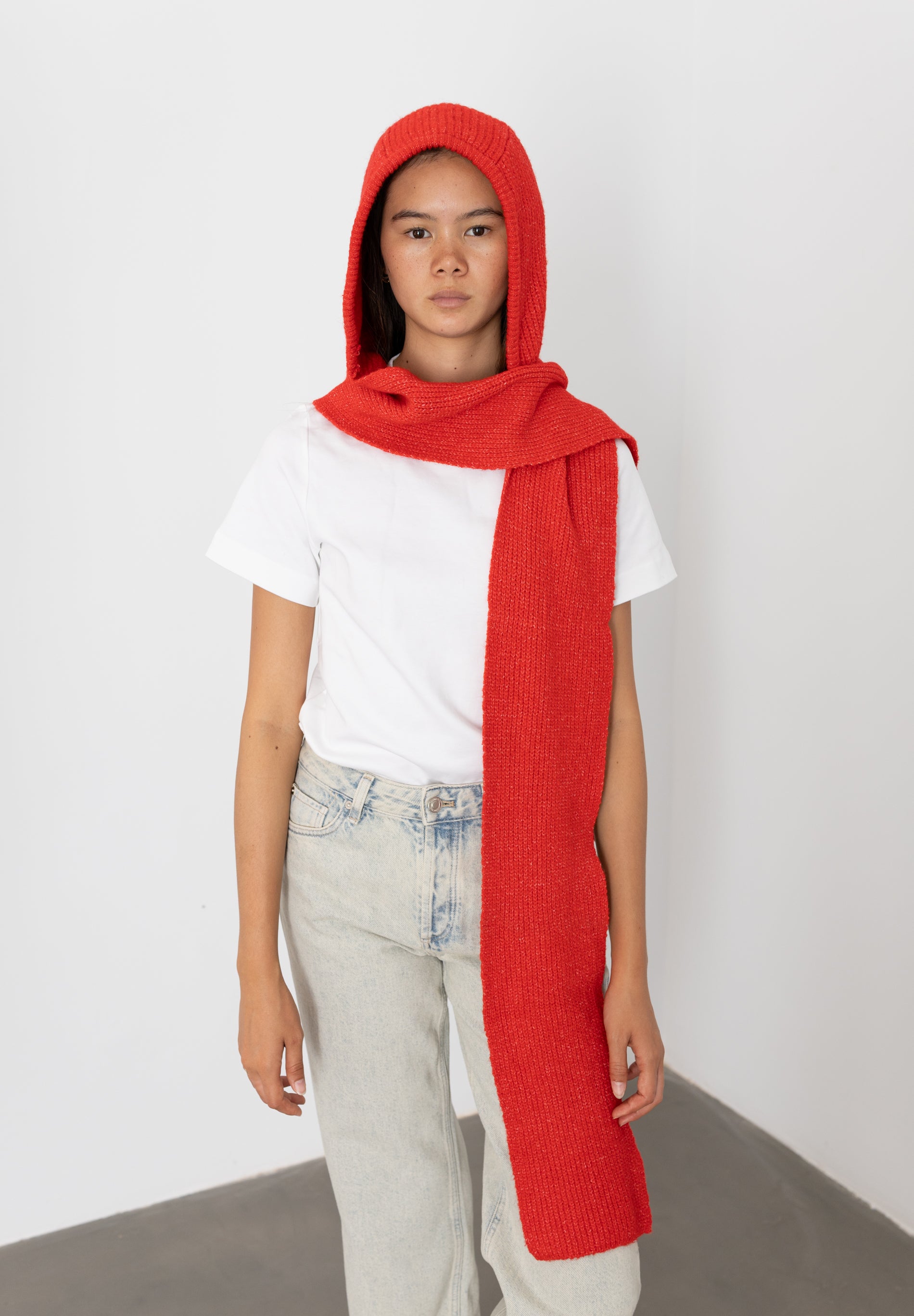 Balaclava Scarf Red