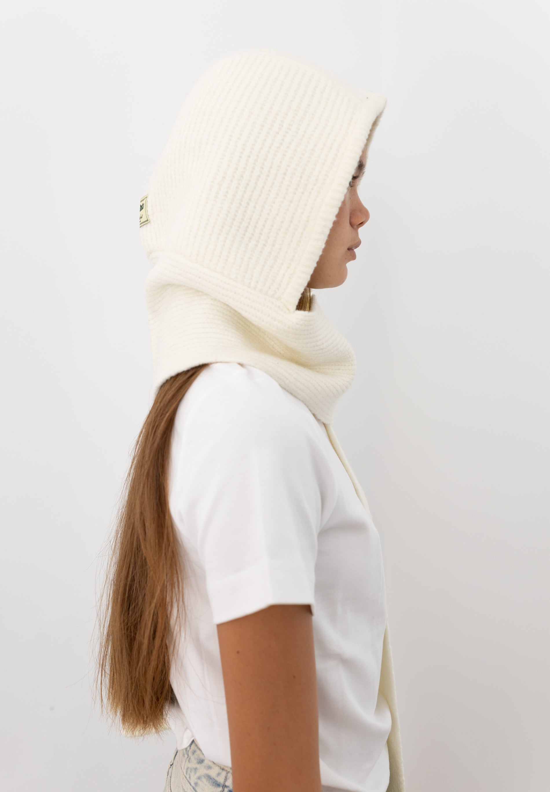 White Balaclava Scarf