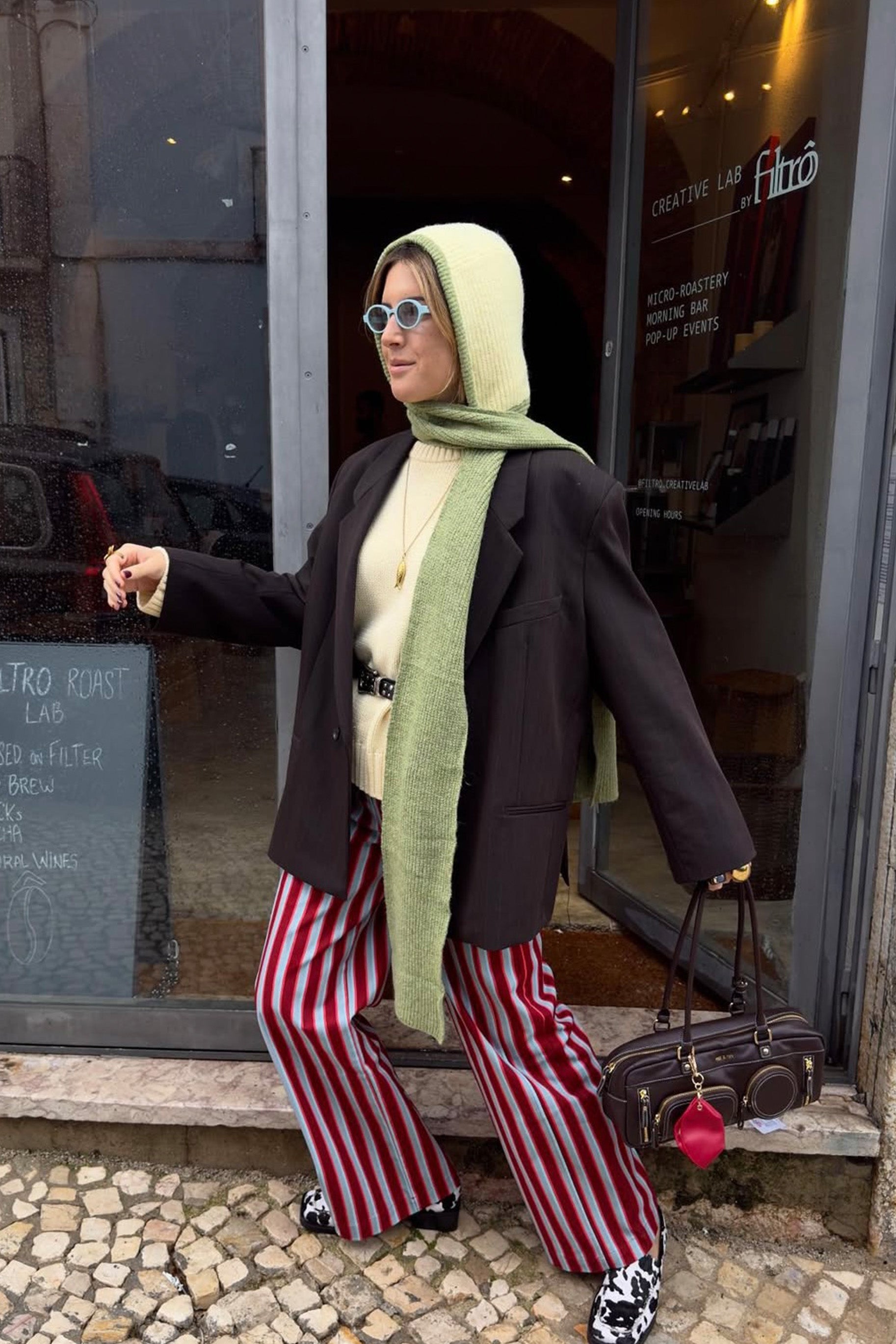 Cagoule Écharpe Verte et Beurre