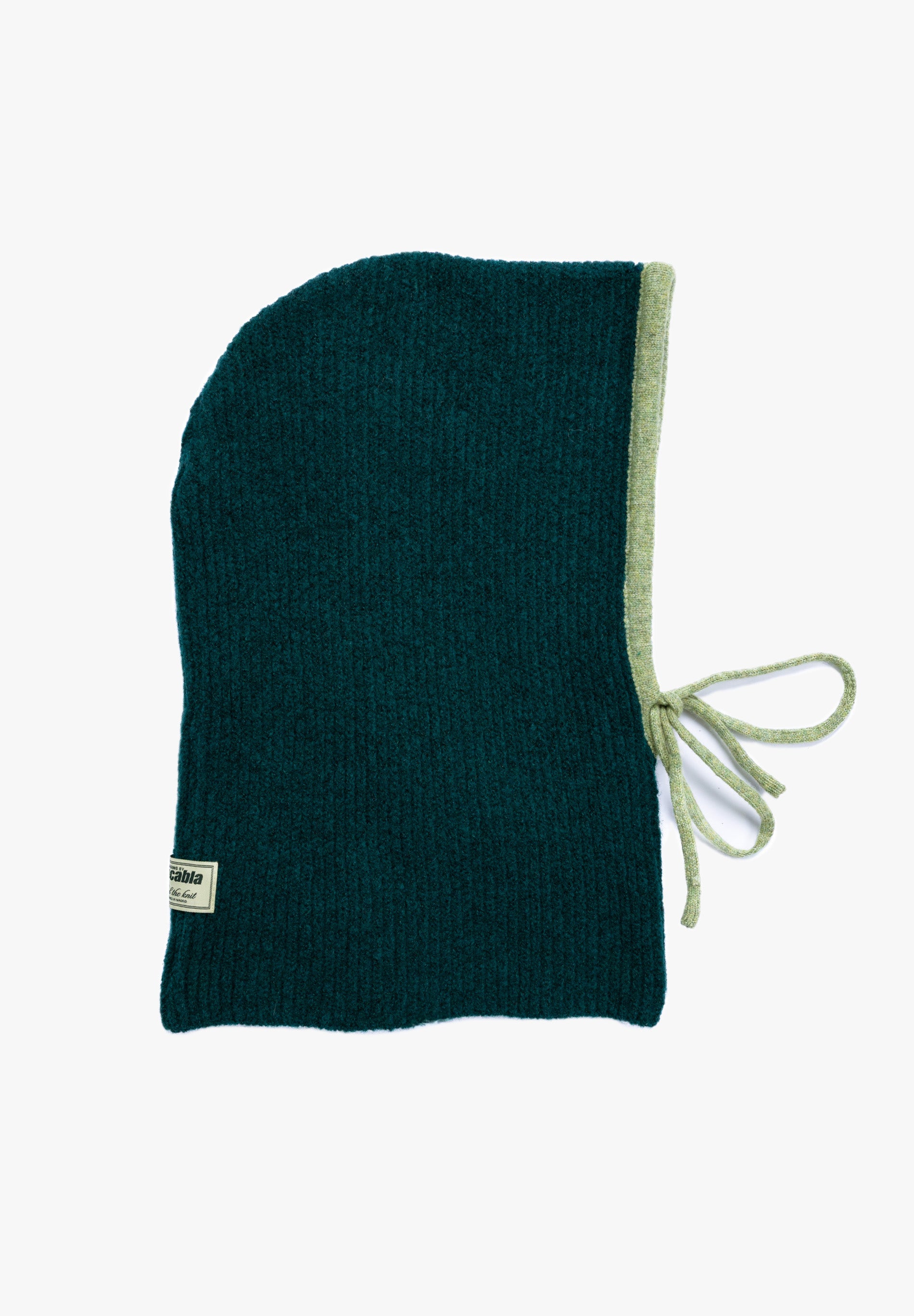 Dark Green and Green Balaclava