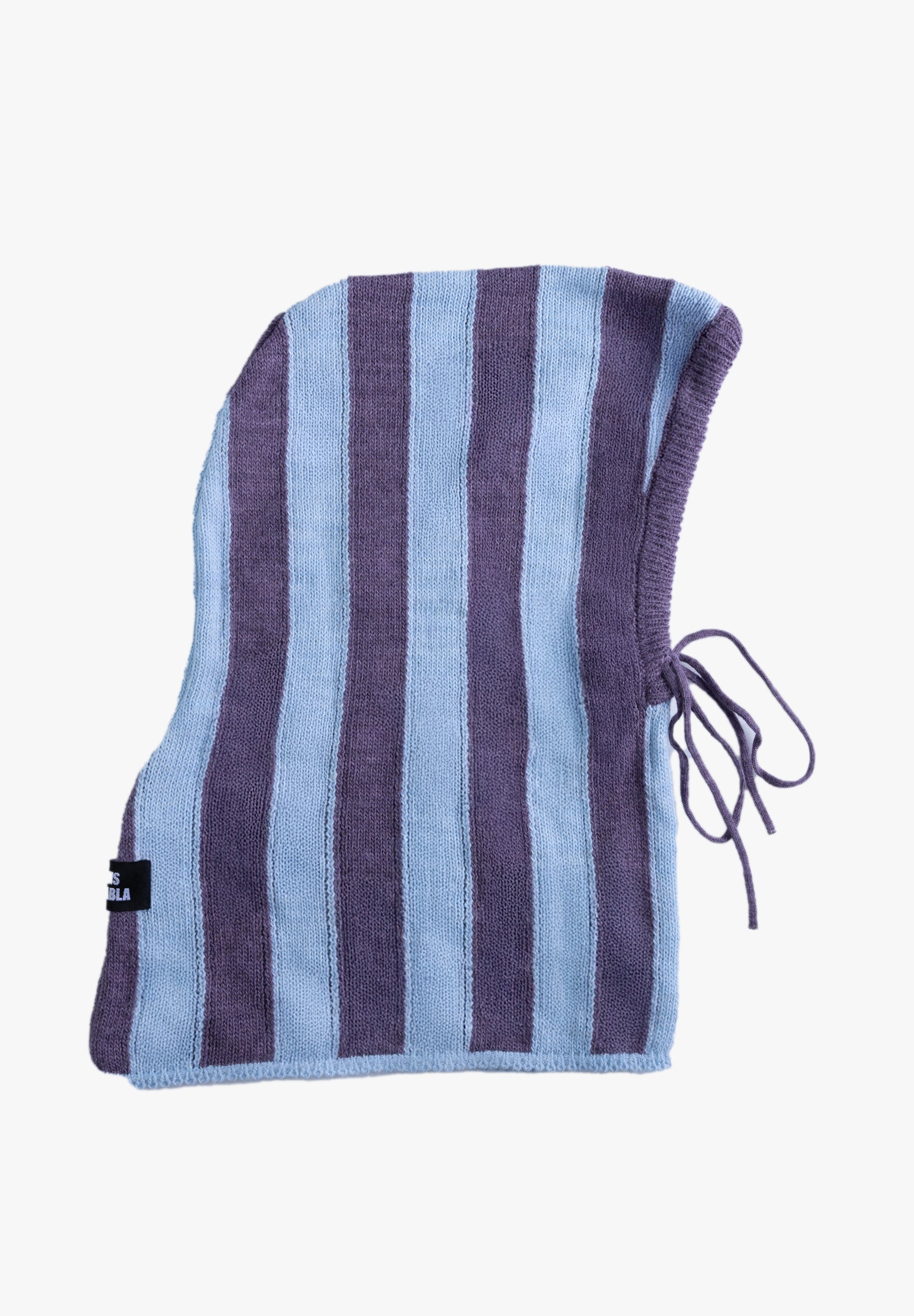Balaclava Rayas Azul y Lila