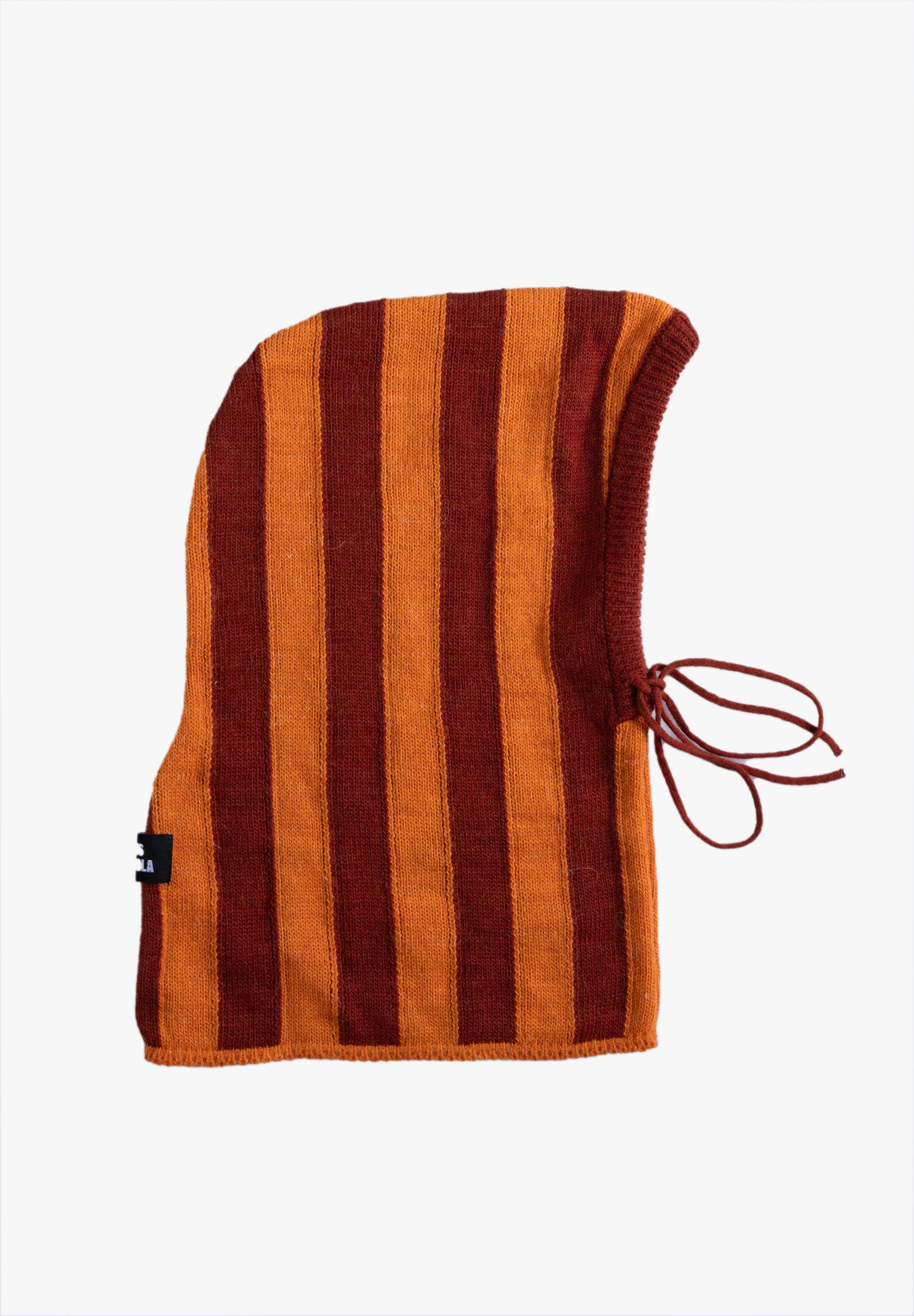 Balaclava Rayas Naranja y Granate