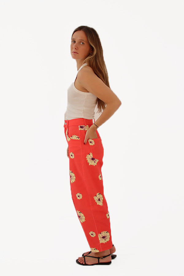 Pantalón Flores Maxi
