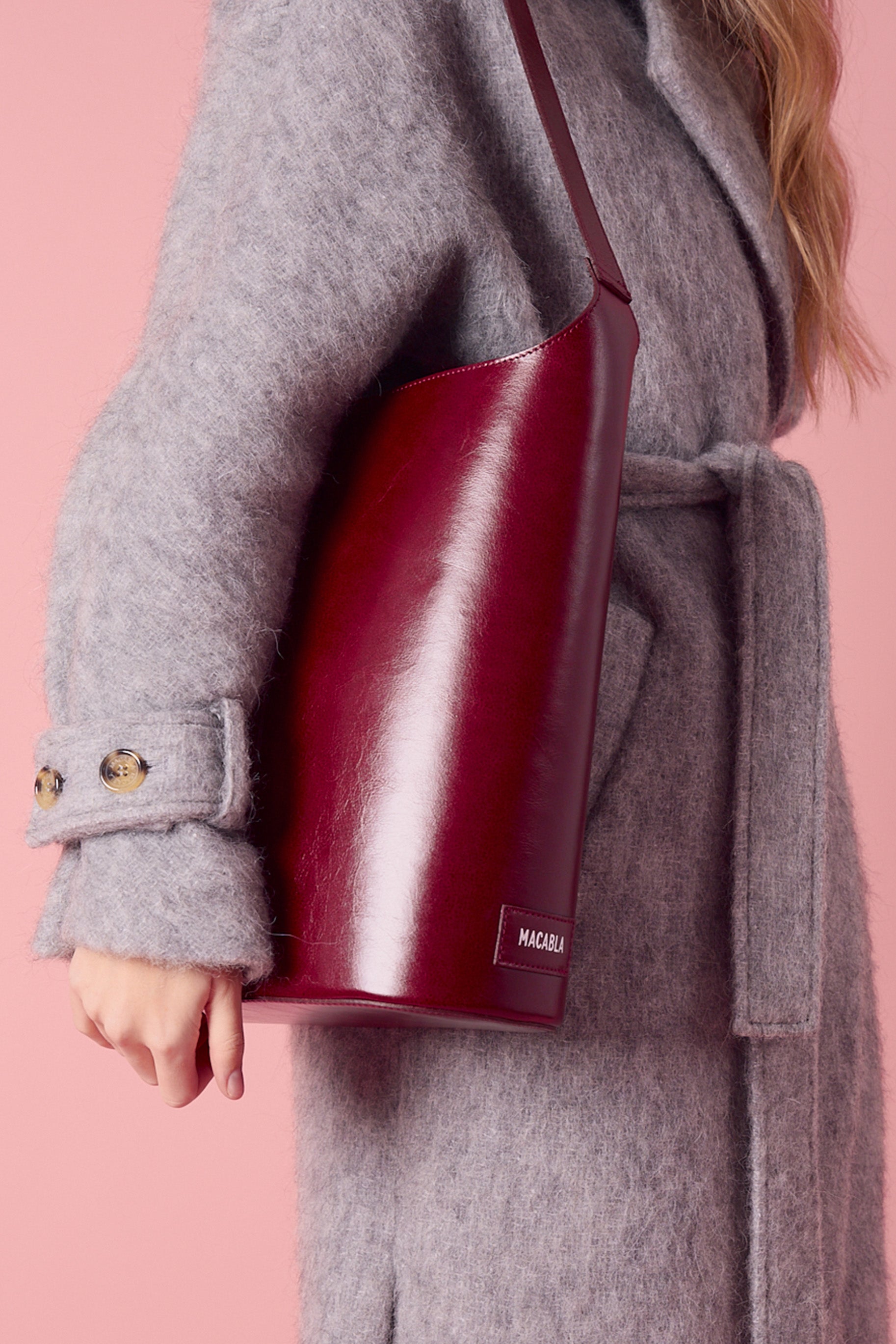 Bolso Saco Burgundy