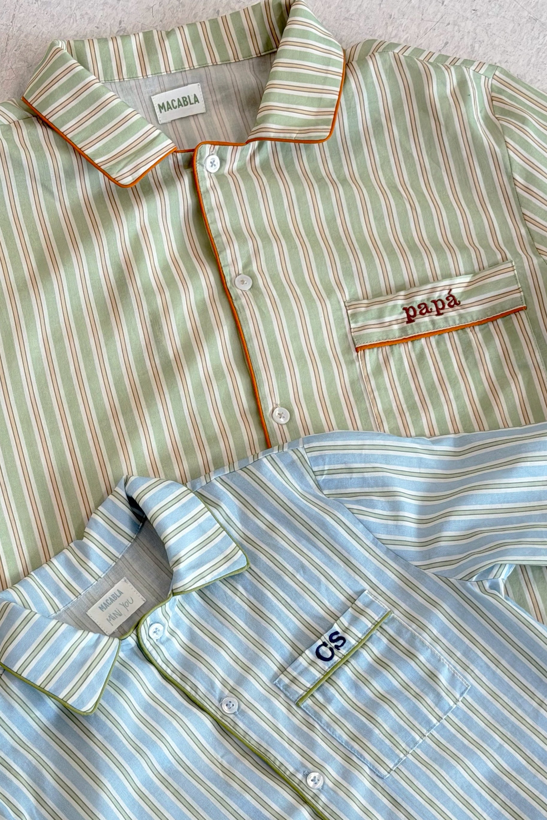 Kids Striped Blue Pyjamas