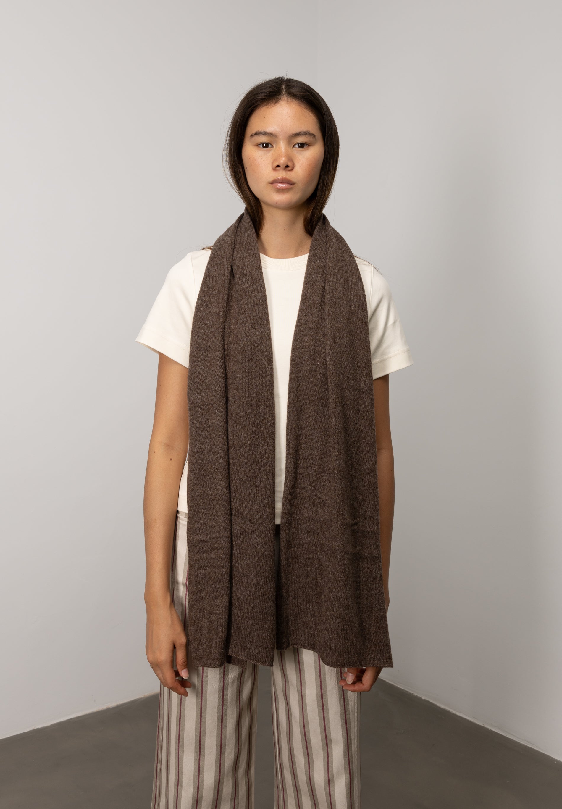 Bufanda 100% Cashmere Marrón