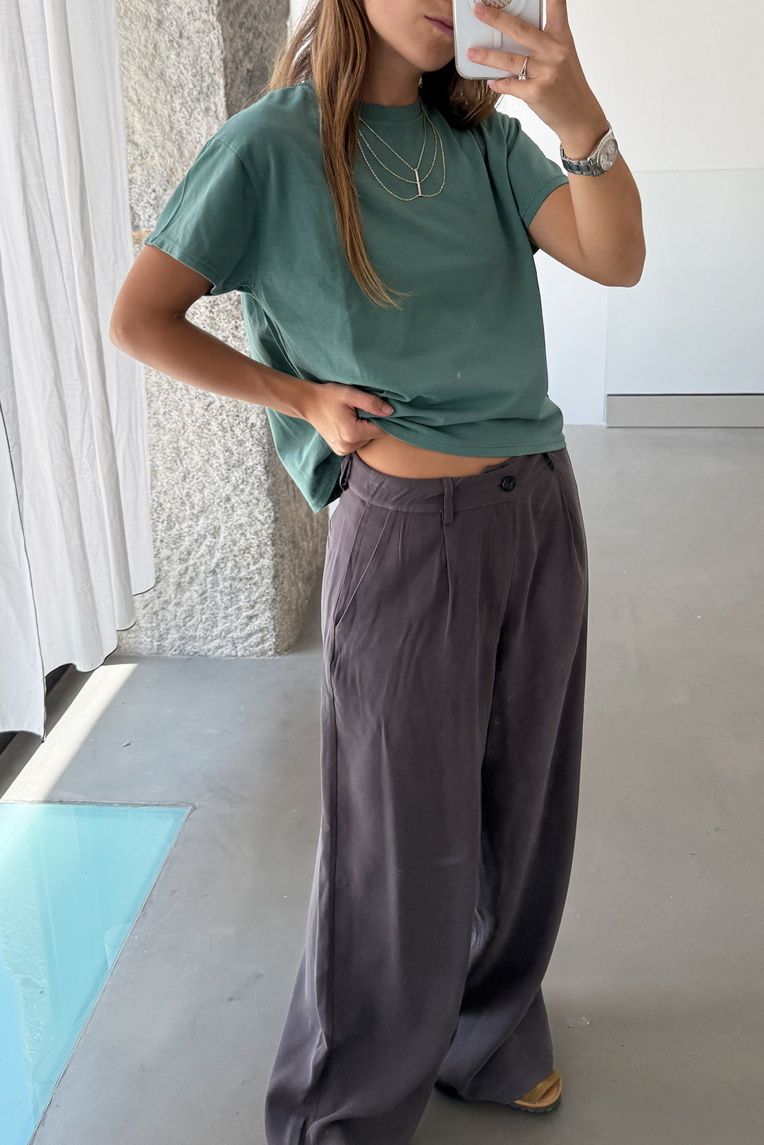 Camiseta Básica Azul