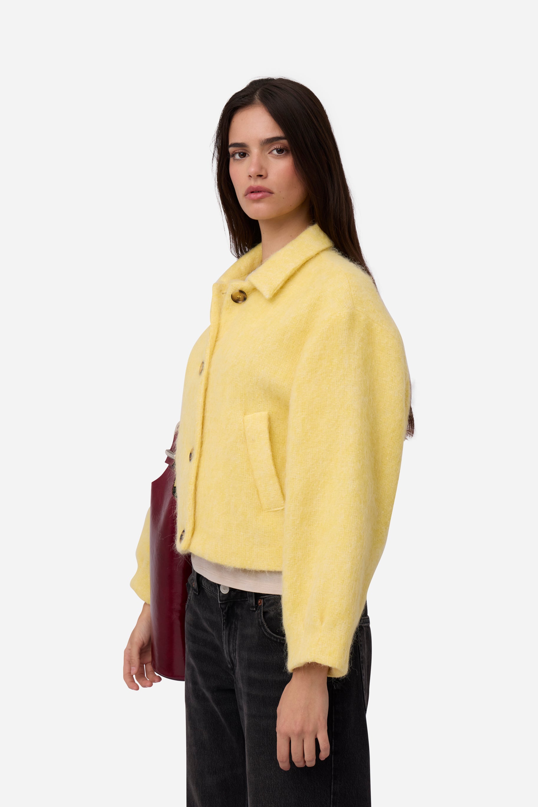 Chaqueta Alpaca Amarillo