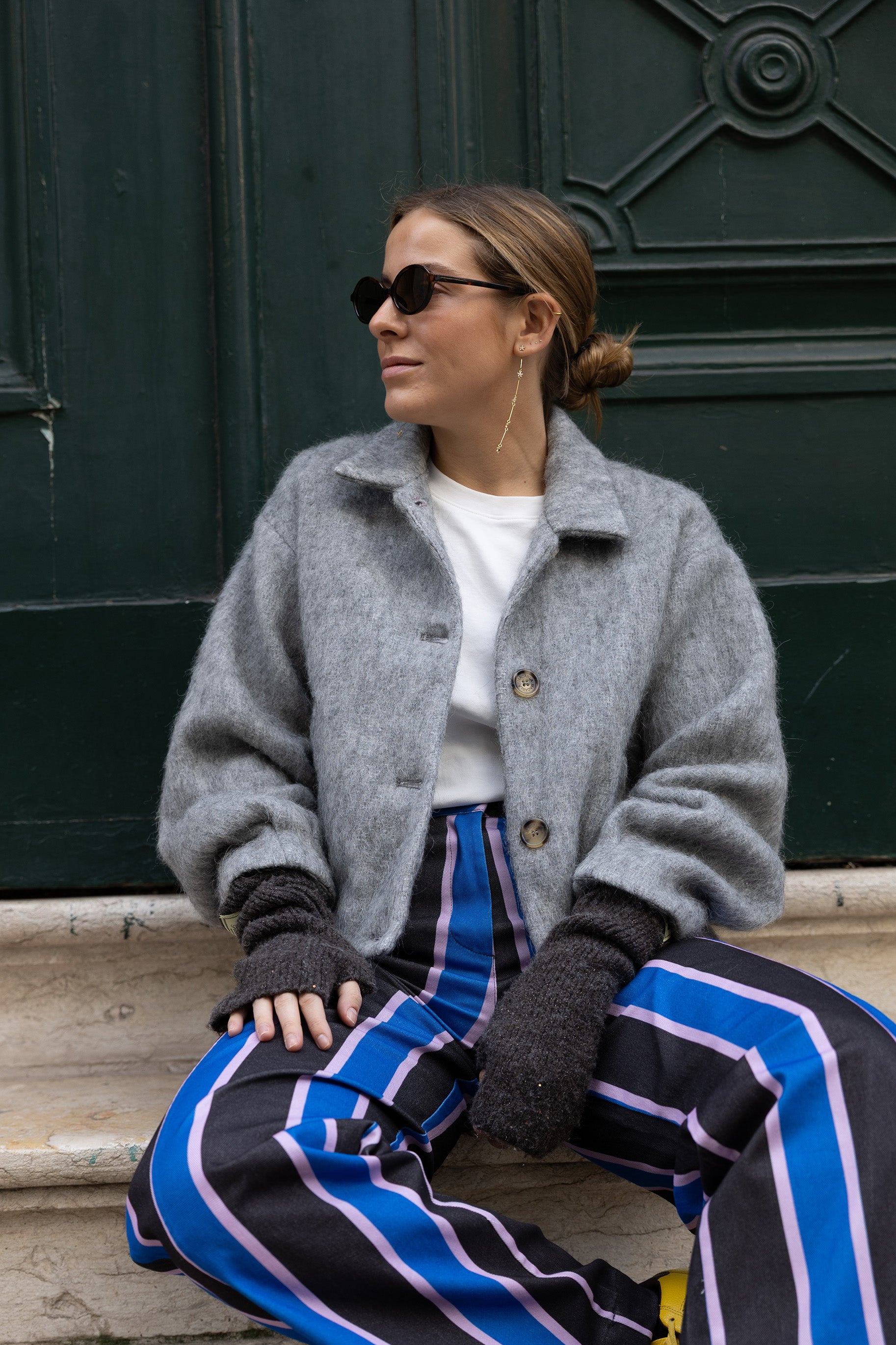 Chaqueta Alpaca Gris